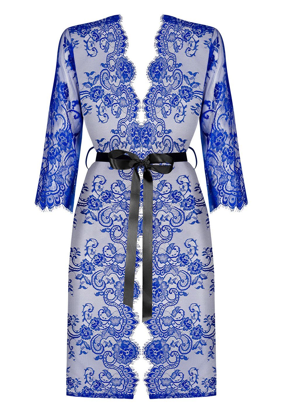 Spitze Cobaltess Kimono blau Obsessive mit Kimono - langer