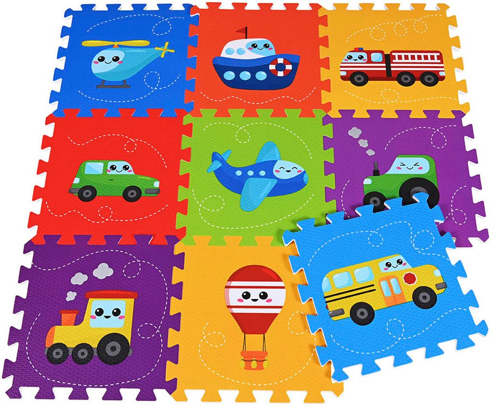 Knorrtoys® Puzzle Fahrzeuge, 9 Puzzleteile, Puzzlematte, Bodenpuzzle günstig online kaufen