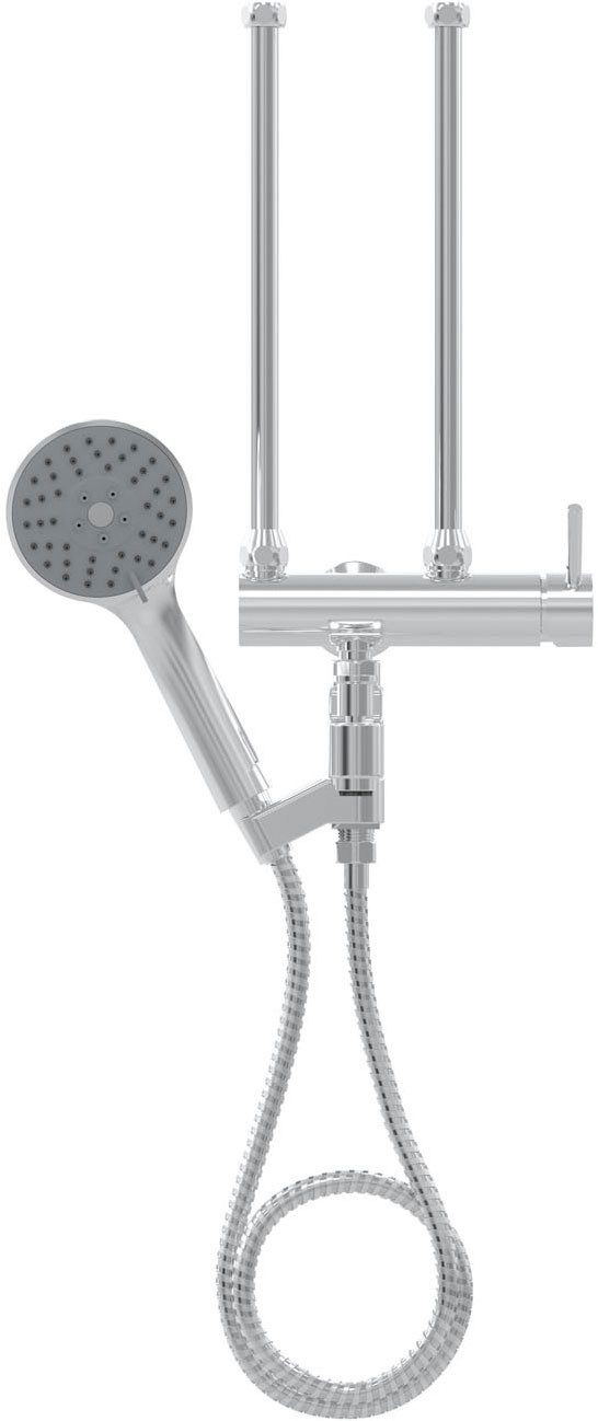 STIEBEL ELTRON Badarmatur MEBD Einhebel-Wandarmatur, für Druck-Durchlauferhitzer, mit Handbrause