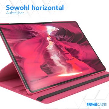 EAZY CASE Tablet-Hülle Rotation Case für Galaxy Tab S9 Ultra Rotationcase 14,6 Zoll, Klapphülle zum Aufstellen Rundum Hülle Book Tablet Slim Klappcase Pink