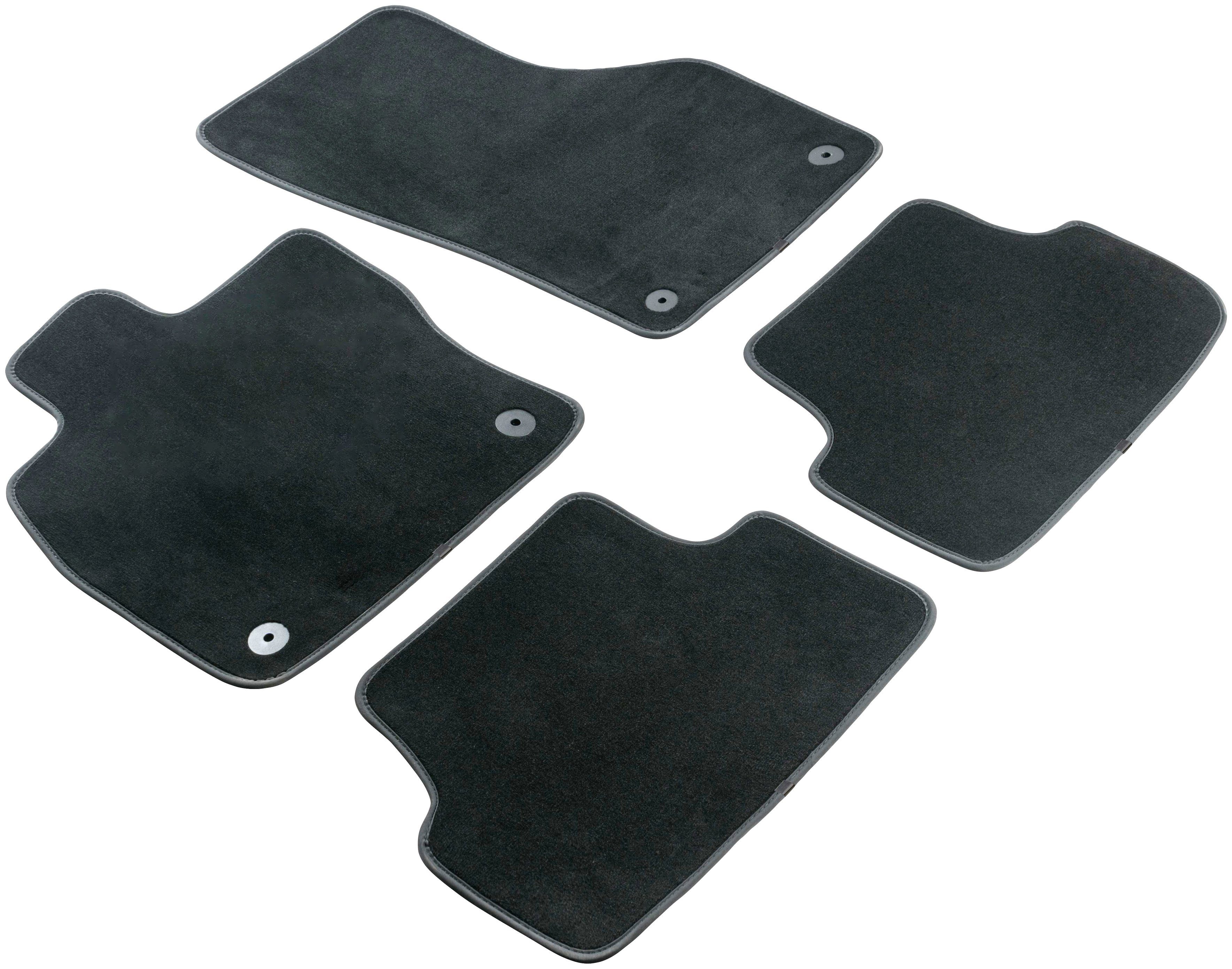 WALSER Passform-Fußmatten 5 BMW 09/1996-06/2004 5 Touring 09/1995-07/2003, St), Premium BMW für (4