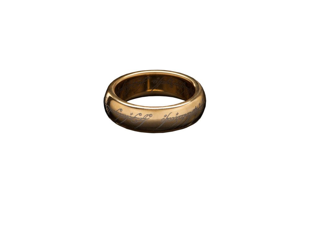 Actionfigur Herr der Ringe Wolfram-Ring Der Eine Ring (vergoldet) Größe 8