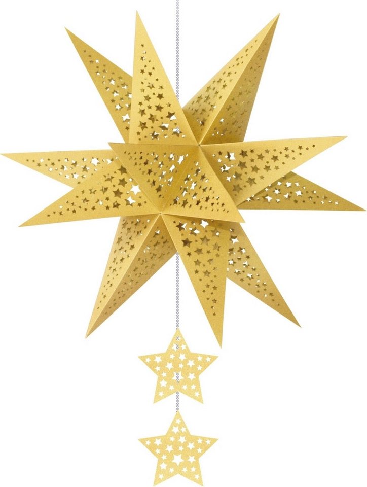 Thumbnail - Ursus - Ludwig Bähr Bastelfilz Bastelset Modena-Stern Stars 200g/qm A4 gold.