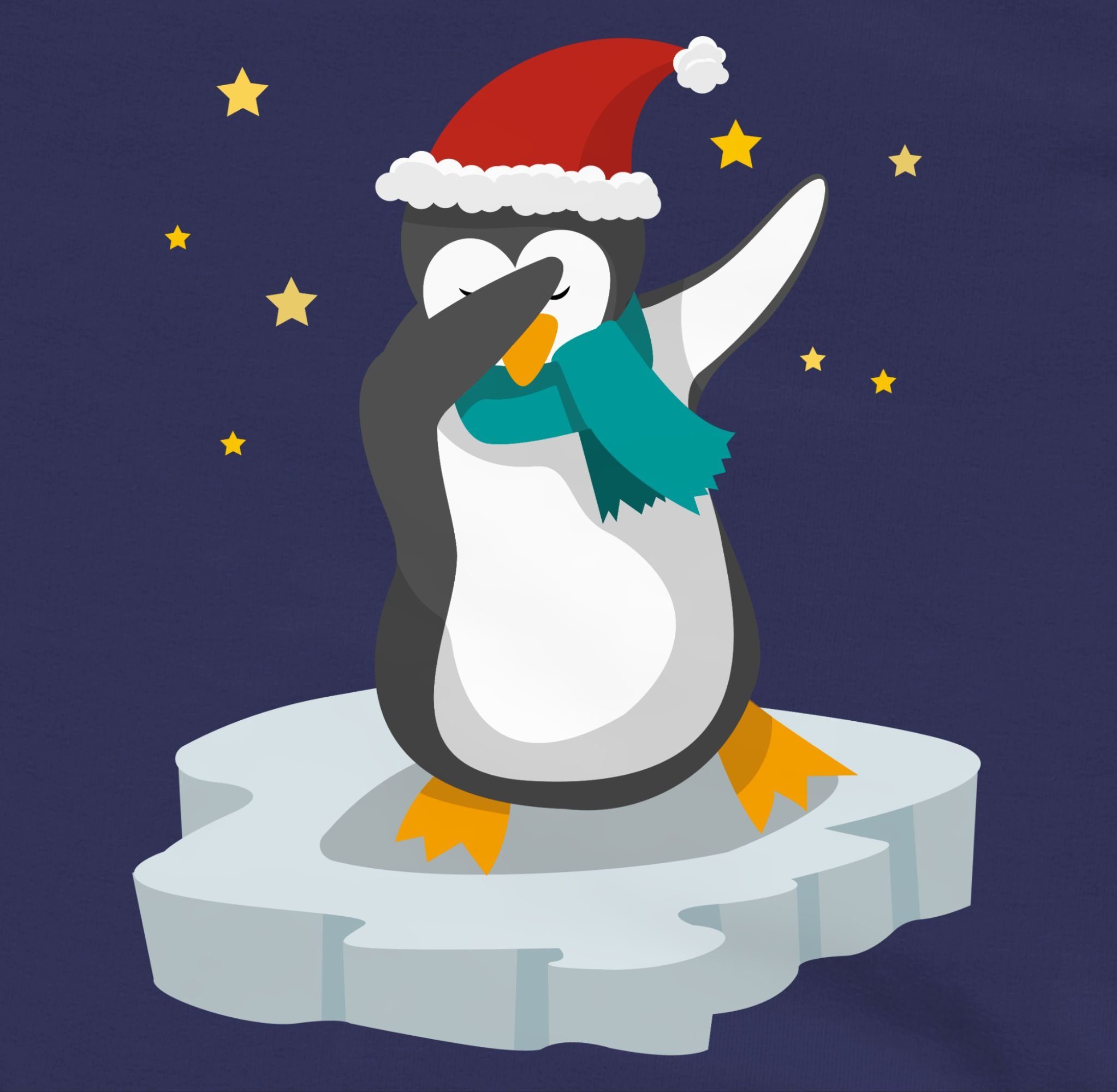 Weihnachten Blau Pinguin Kinder Sweatshirt Weihnachten 1 Shirtracer Dab Kleidung Navy