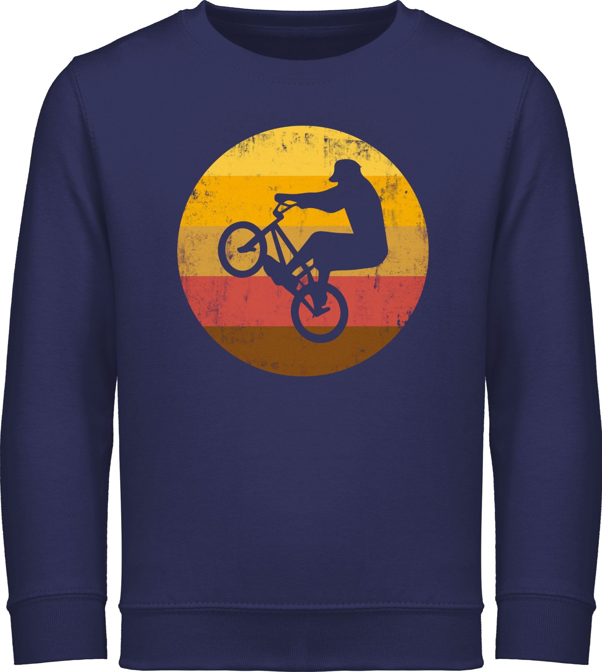 Shirtracer Sweatshirt BMX Jump Kinder Sport Kleidung 1 Navy Blau