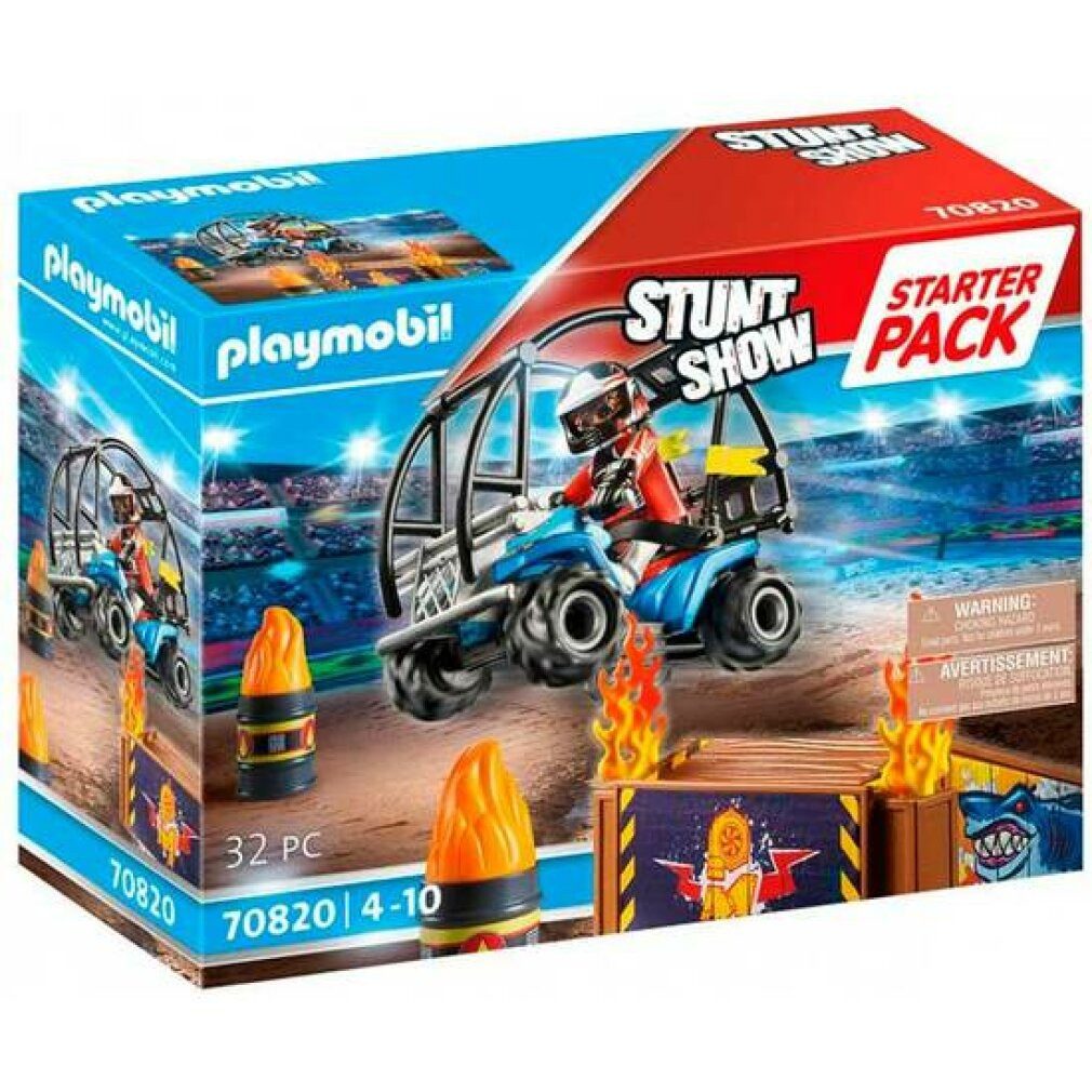 Stapelspielzeug Starterpack Stunt Show Quad With Fire Slope - 70820,Multi Colors