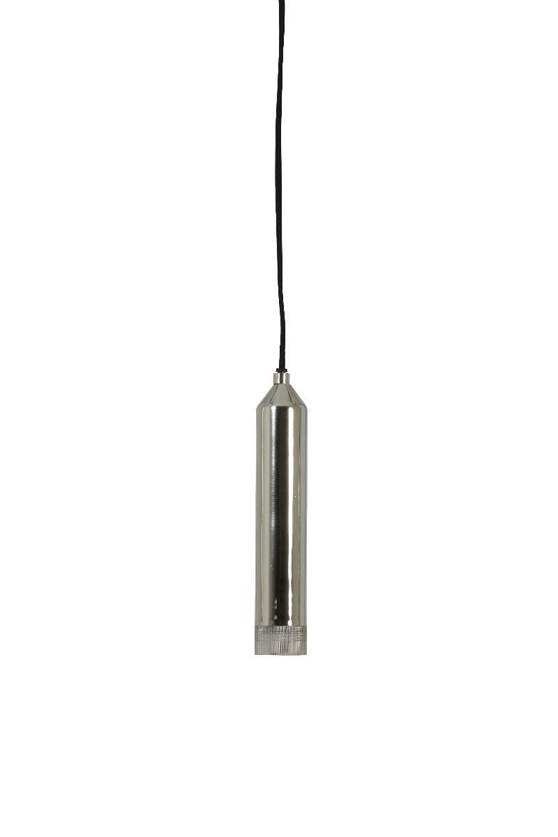 Dirk Davids Leuchten GmbH Hängeleuchten Hängeleuchte Ø5x26 cm DARI Nickel 2919819, ohne Leuchtmittel