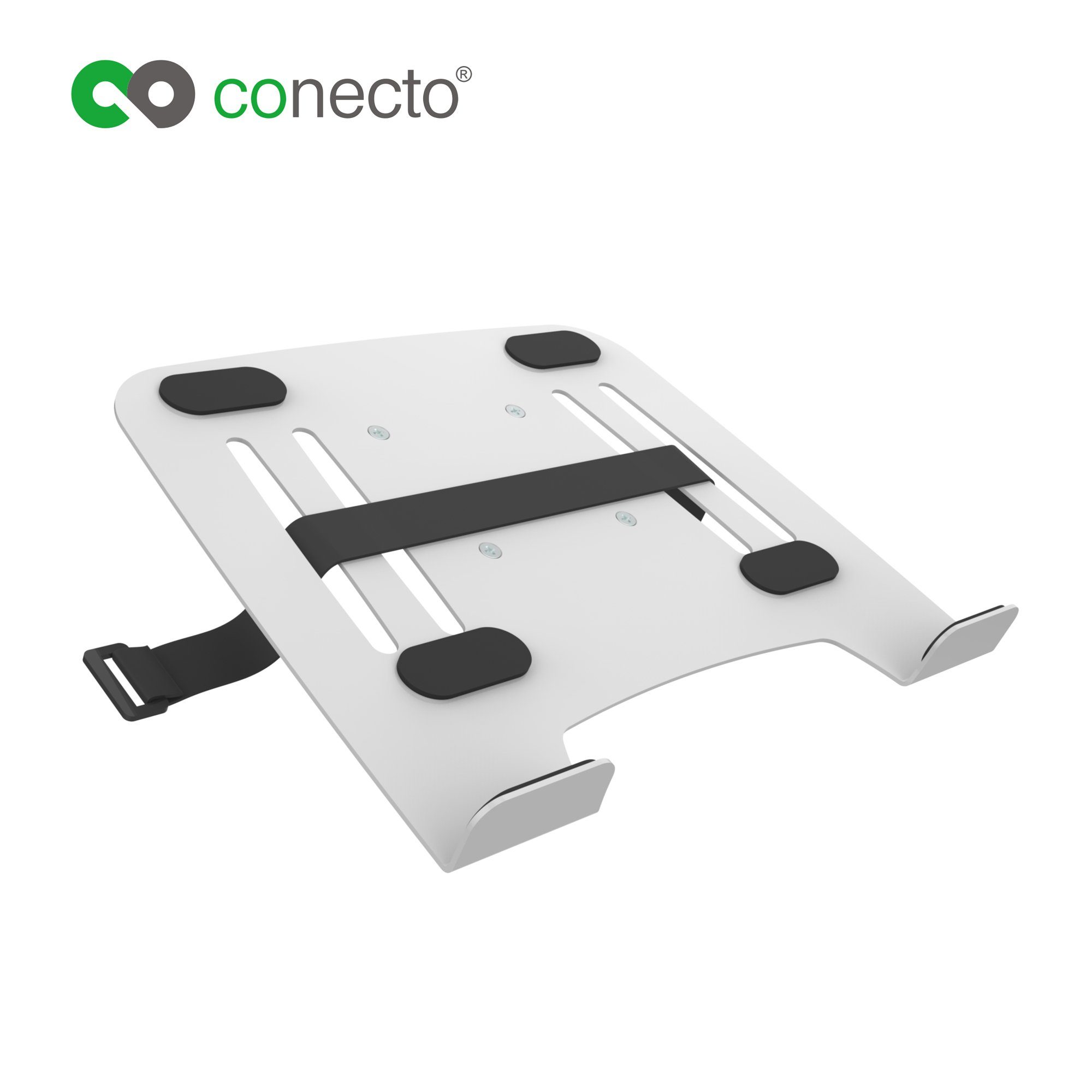 conecto conecto® - universelle Notebookhalterung für Tischh VESA 75x75 Adapter TV-Wandhalterung