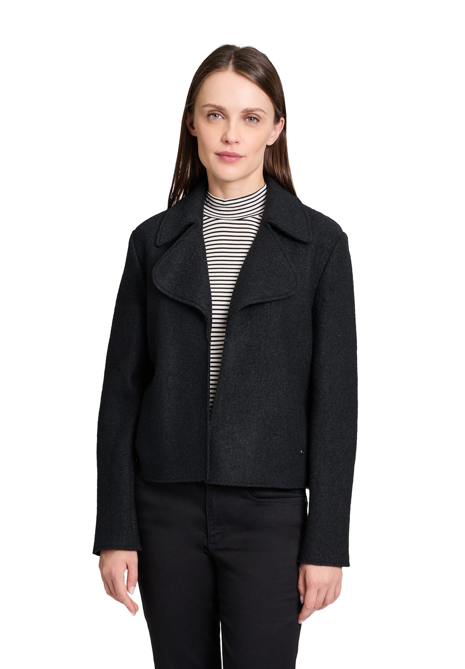 Jackenblazer Betty & Co Damen Casual-Jacke mit Kragen