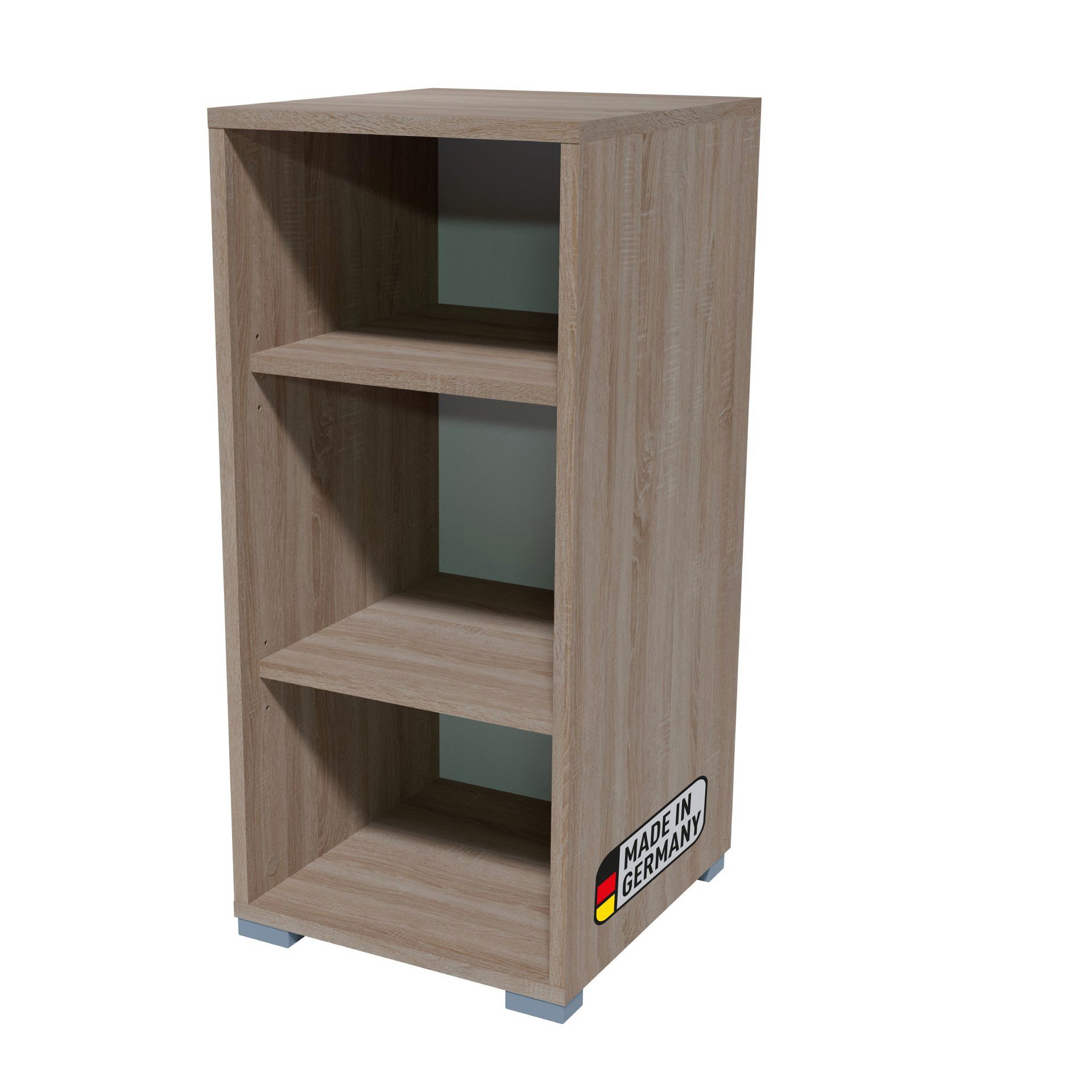 BADEDU Standregal Regal, Standregal, Bücherregal, Würfelregal, Kleinregal