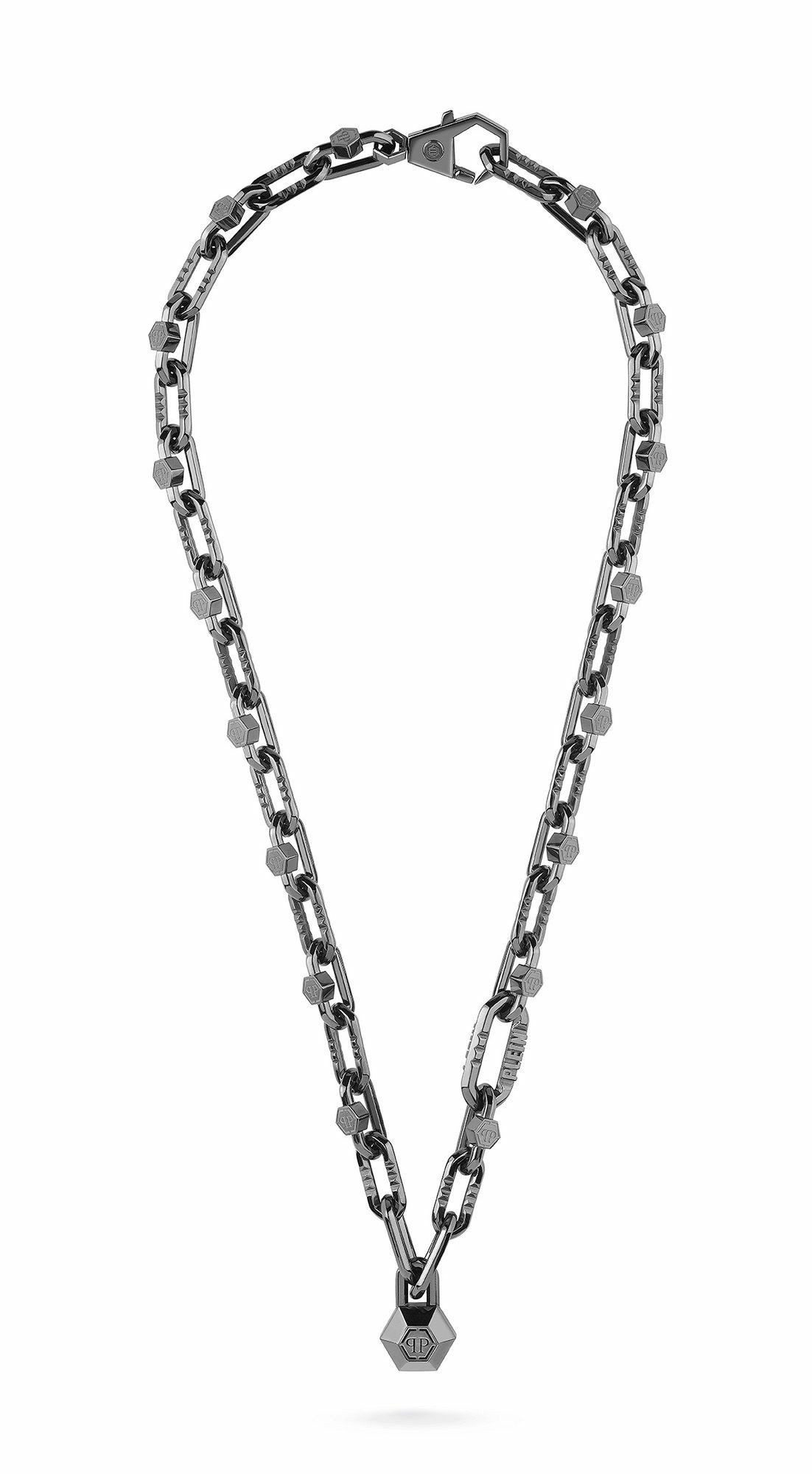 PHILIPP PLEIN Charm-Kette Halskette für Herren (keine Angabe, 1-tlg., Charm-Kette)