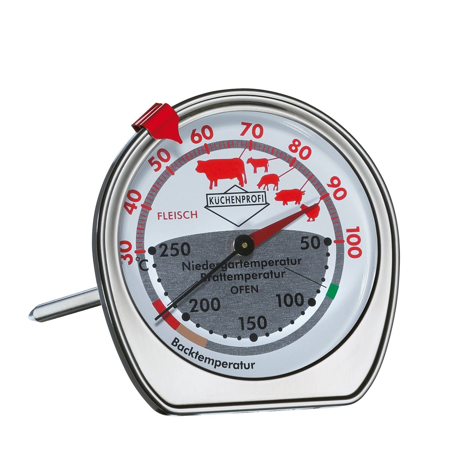 Küchenprofi Bratenthermometer Braten- Ofenthermometer, 1-tlg., 1 Bratenthermometer