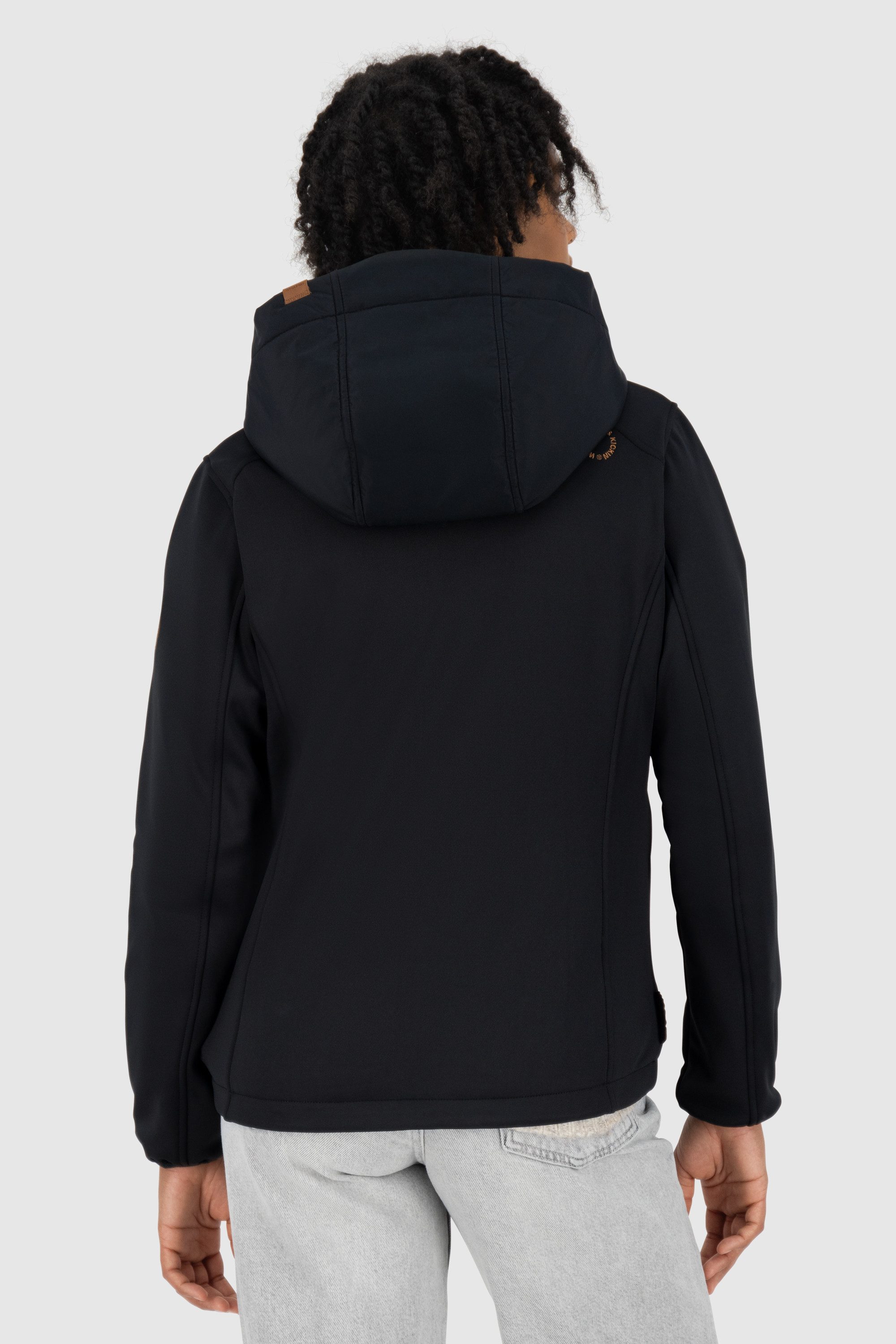 Alife & Kickin Hybridjacke SoleneAKA mit Kapuze und gestepptem Body