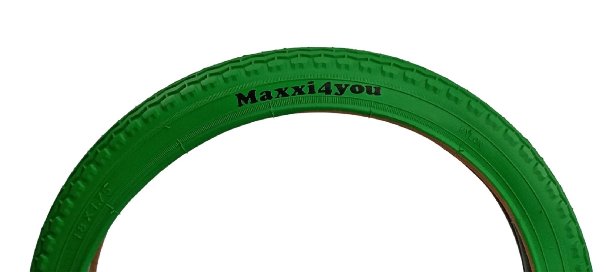 maxxi4you Fahrradreifen maxxi4you 2 x Fahrradreifen HY-145 in Grün 47-355 inkl. Reifenheber
