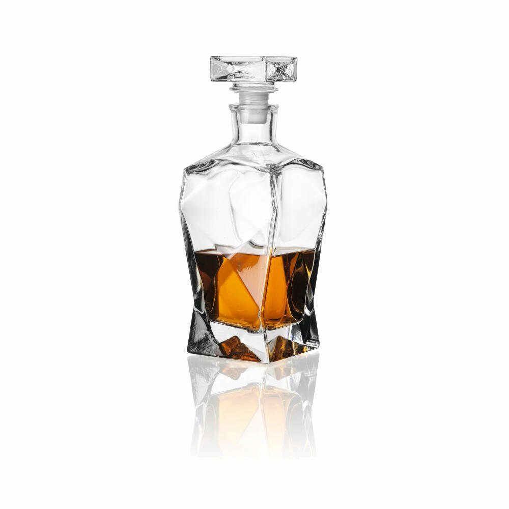 montana-Glas Karaffe :diamond Whisky, 750 ml, Robust und alltagstauglich
