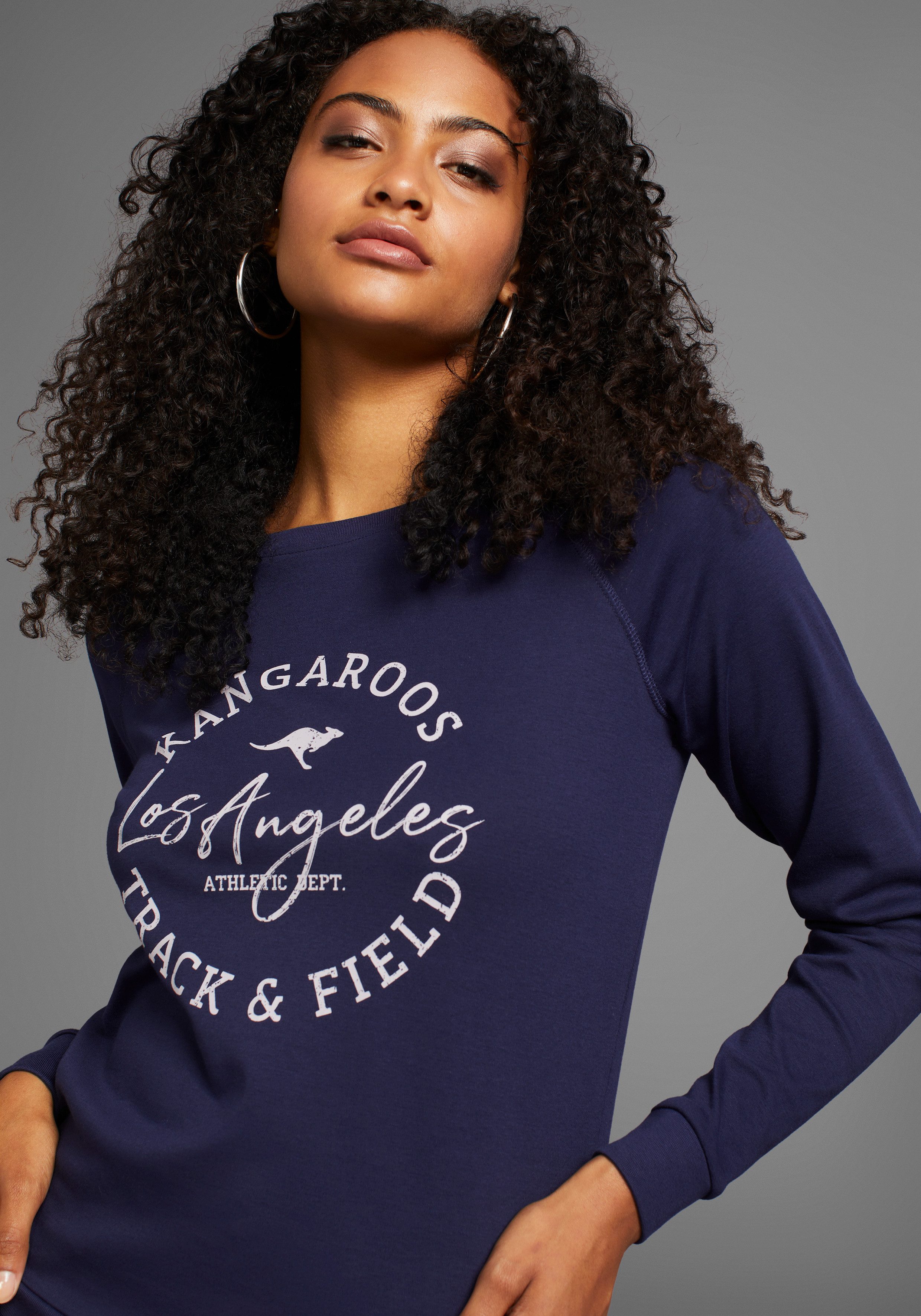 KangaROOS Sweatshirt mit Frontprint