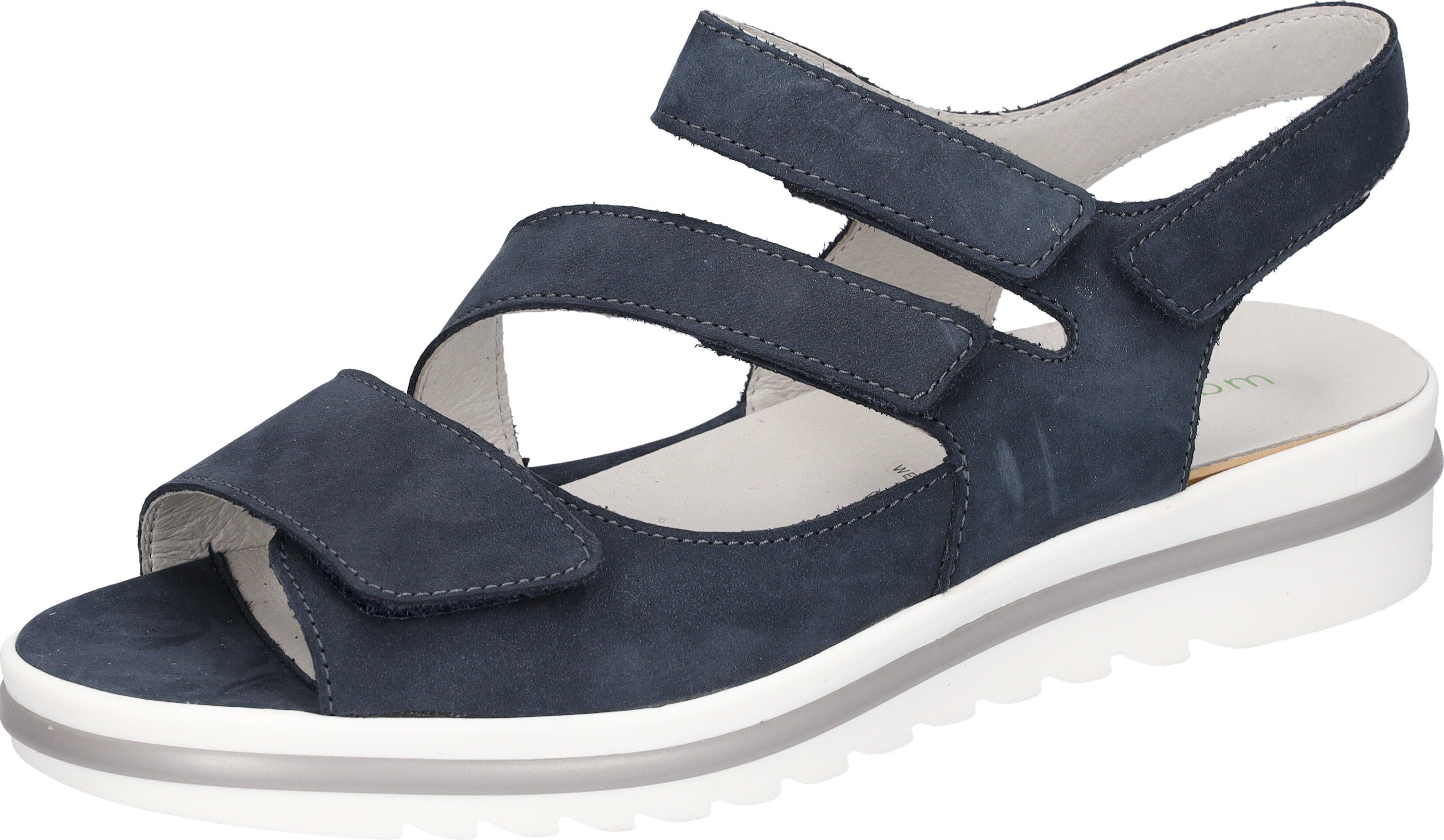 Waldläufer Hakura Keilsandalette, Sommerschuh, Sandale, Keilabsatz, in bequemer Schuhweite H