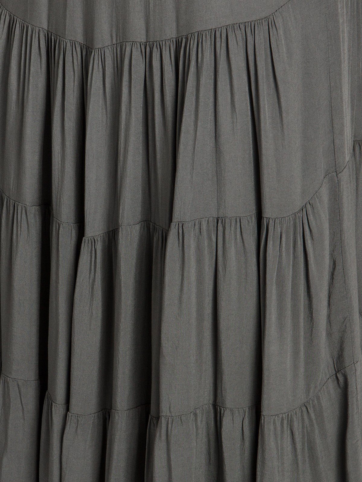 Caspar Faltenrock RO020 langer eleganter Damen Maxi Sommer Rock Maxirock - bodenlang bei ca. 157 cm Körpergröße
