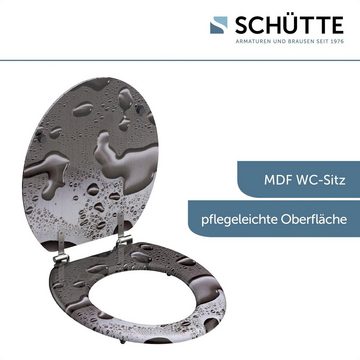Schütte WC-Sitz Grey Steel, MDF-Holzkern
