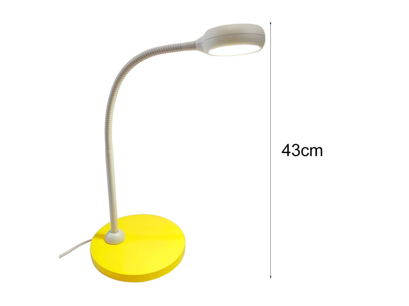 niermann LED Schreibtischlampe, Flexarm, LED wechselbar, Warmweiß, Leselampe Bett und Nachttisch-Lampe mit Holz-Fuß & Schwanenhals, 43cm