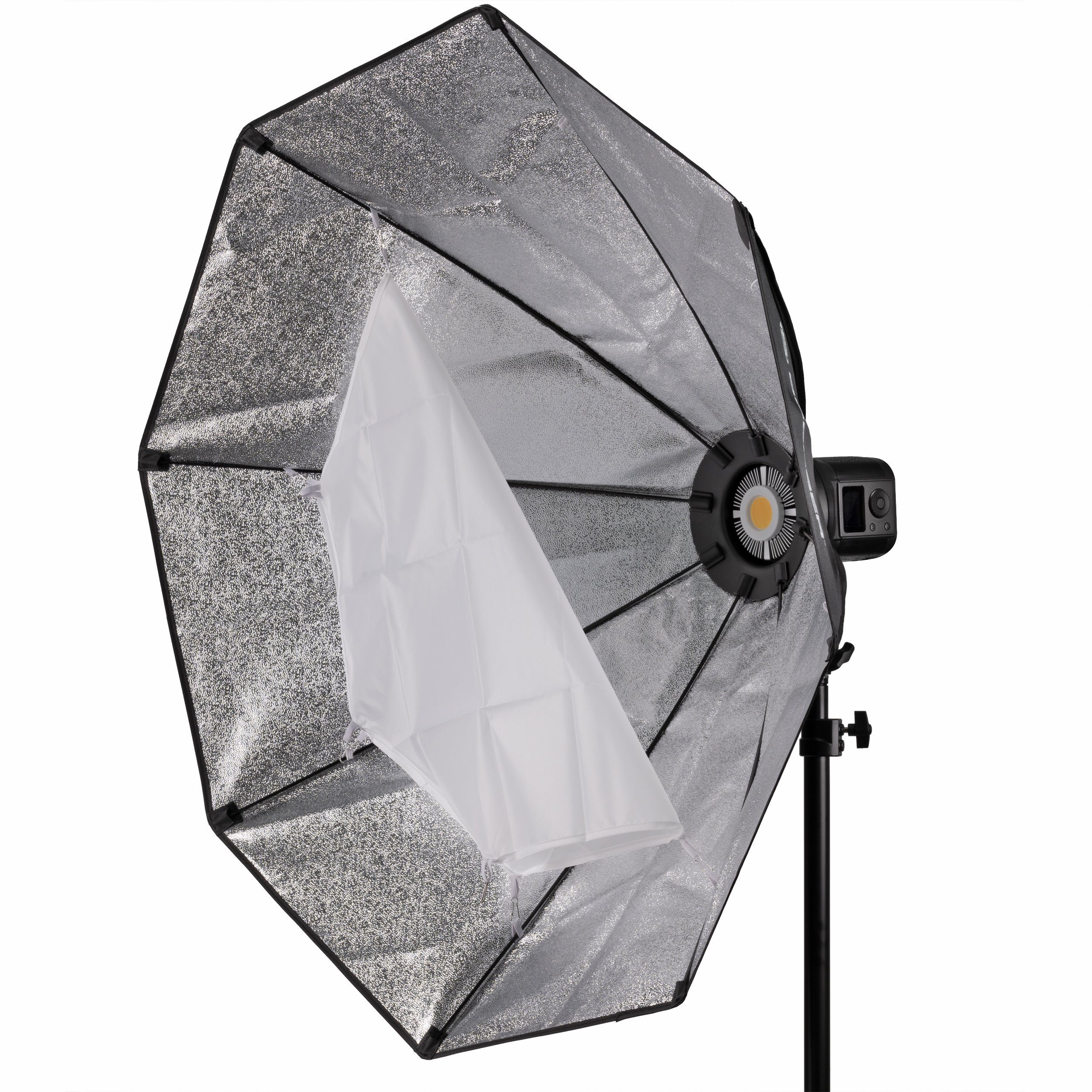 BRESSER Fotostudio-Box BRESSER BR-80SL COB LED 80W Dual Kit mit Softboxen