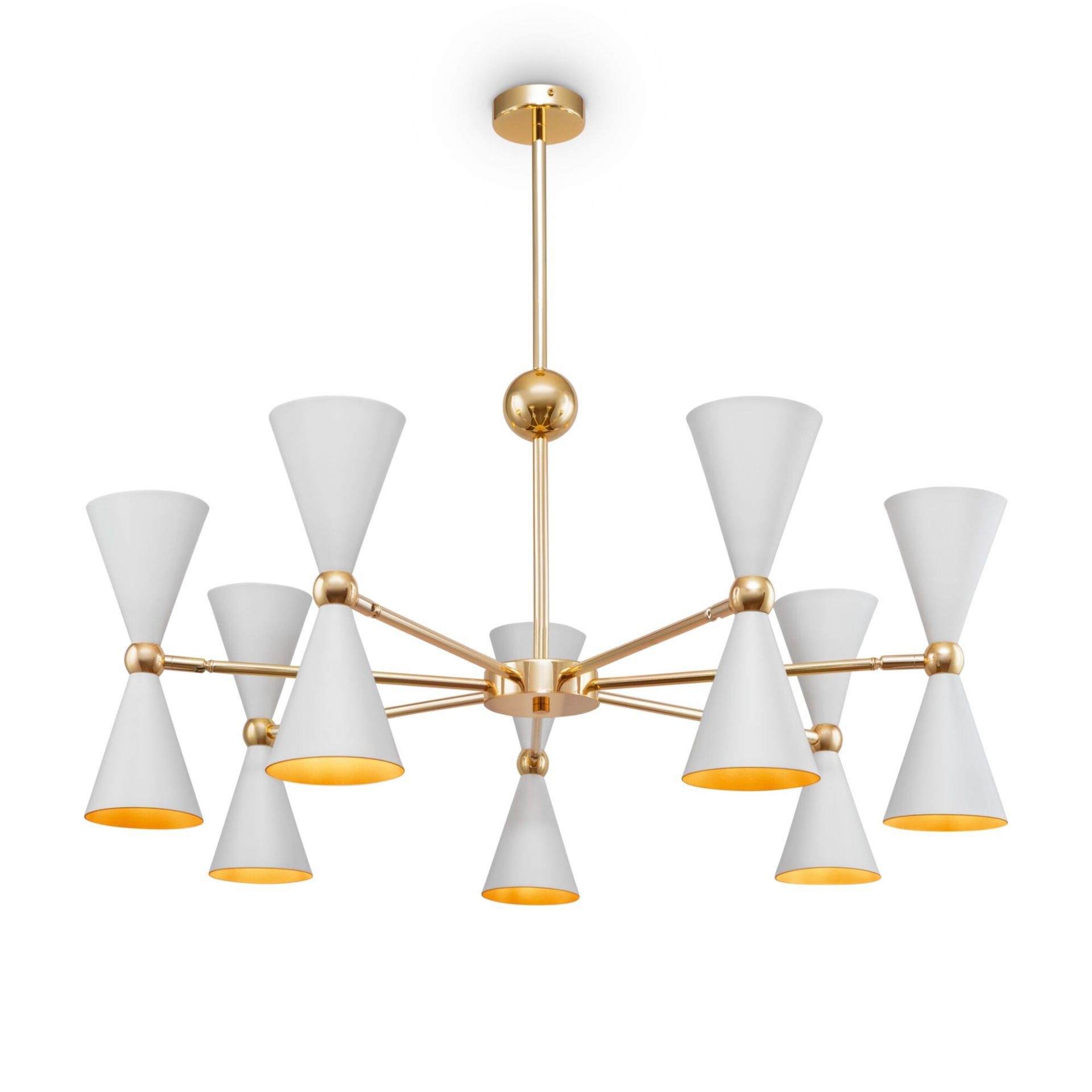 MAYTONI DECORATIVE LIGHTING Pendelleuchte Vesper 2 91x32x91 cm, ohne Leuchtmittel, hochwertige Design Lampe & dekoratives Raumobjekt