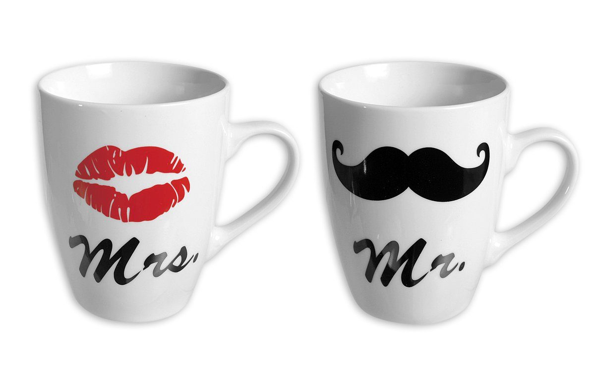 Tasse Mr. & Mrs. Tassen 2er Set