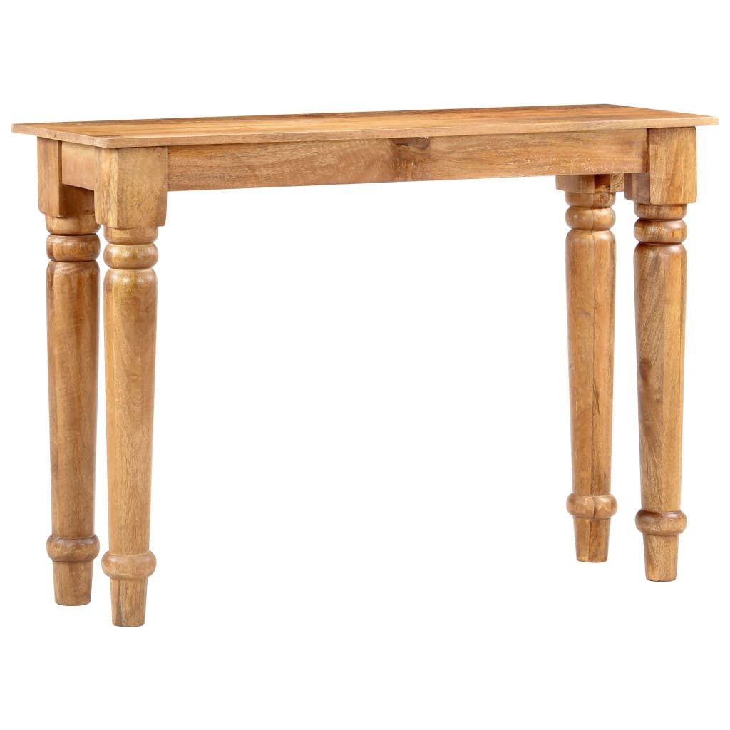 vidaXL Esstisch Konsolentisch 110x35x77 cm Massivholz (1-St) – Bild 4 von 5