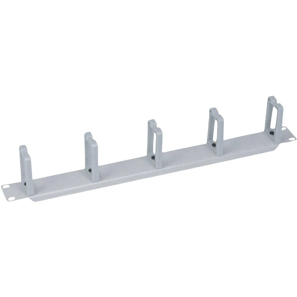Netzwerkschrank 19″ Kabelführungspanel 1HE, mit 5 Metallringen