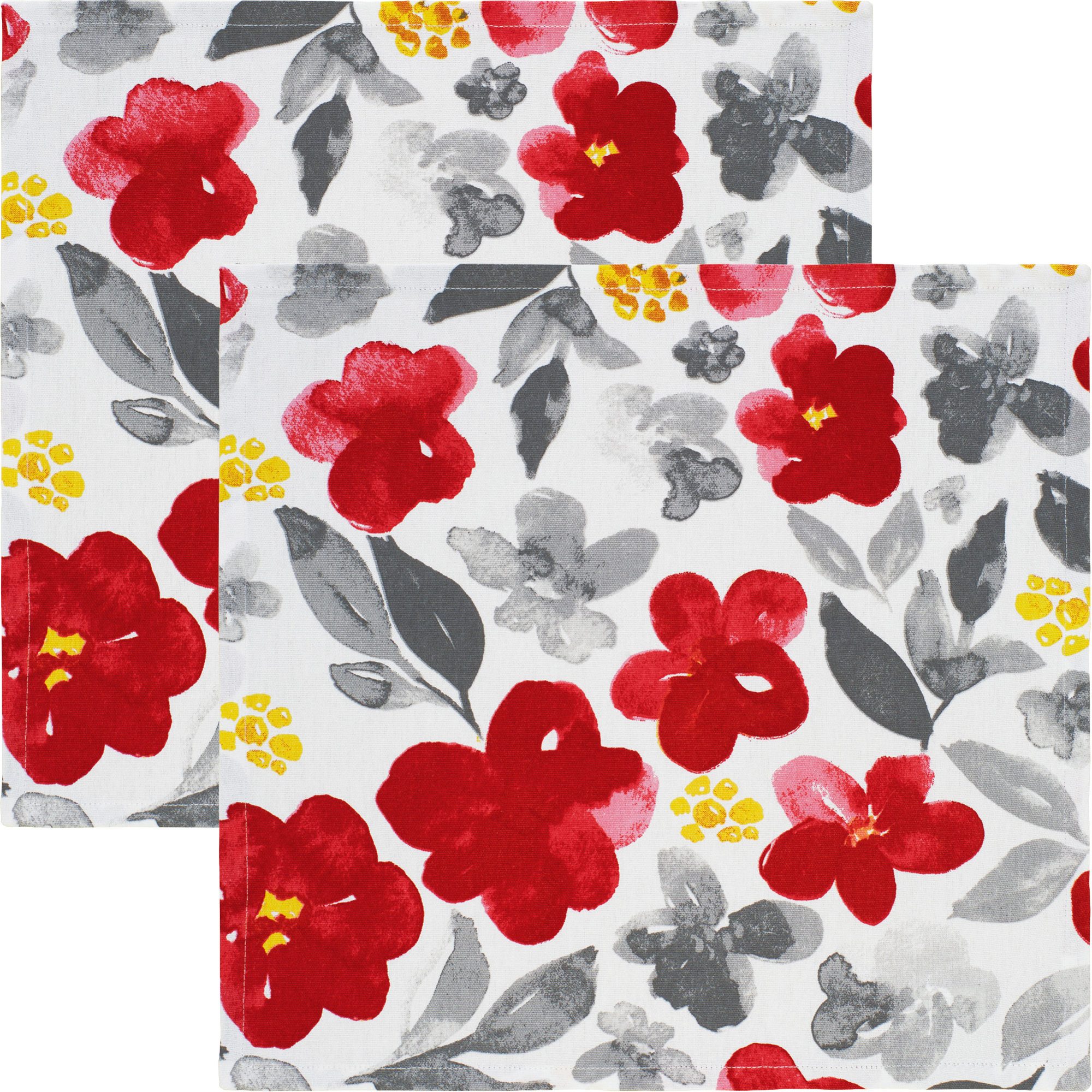 REDBEST Stoffserviette Serviette 2er-Pack, Baumwolle Blumen