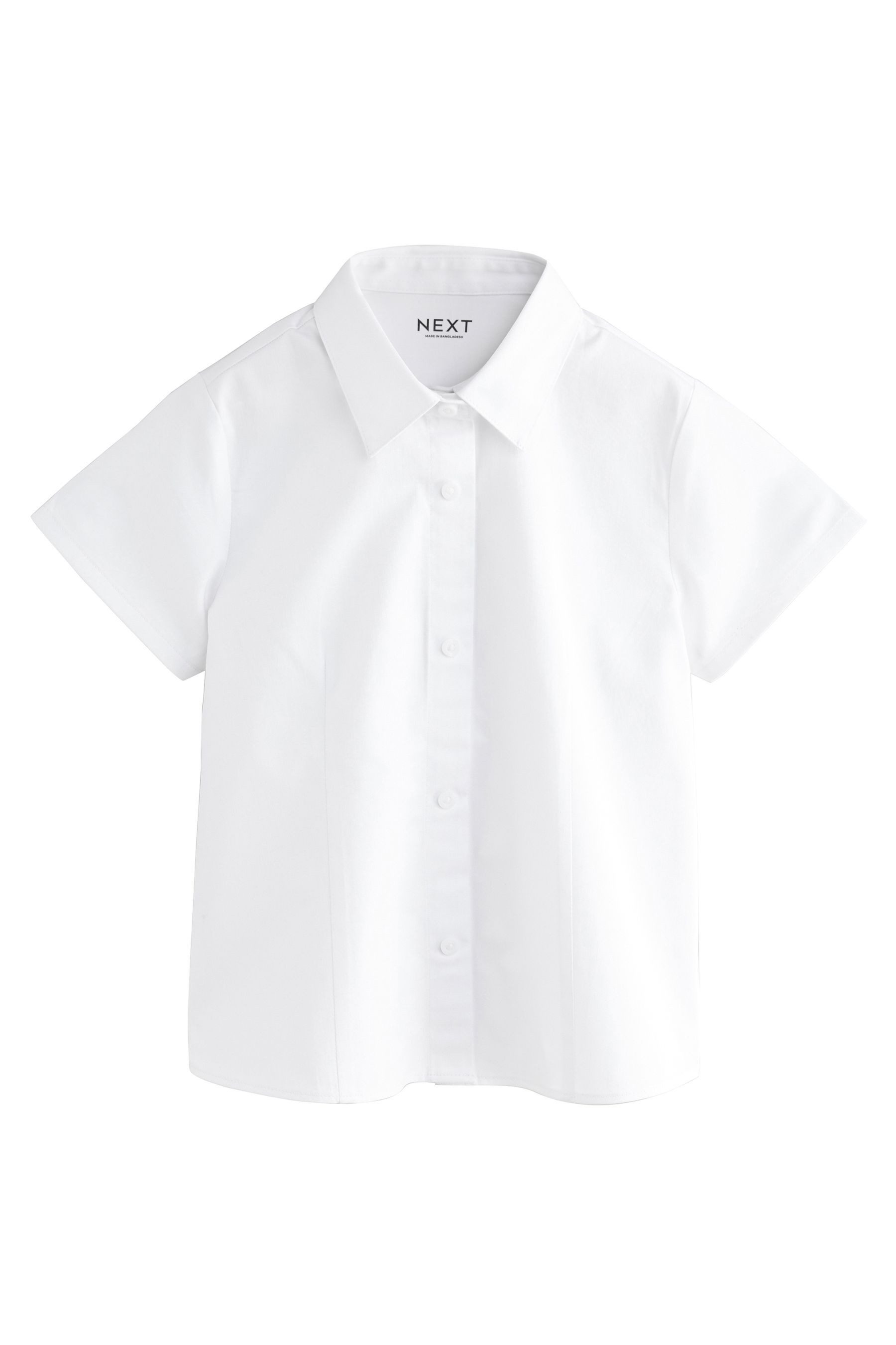 Shirtbluse Kurzärmeliges Hemd mit Stretch und Klettverschluss