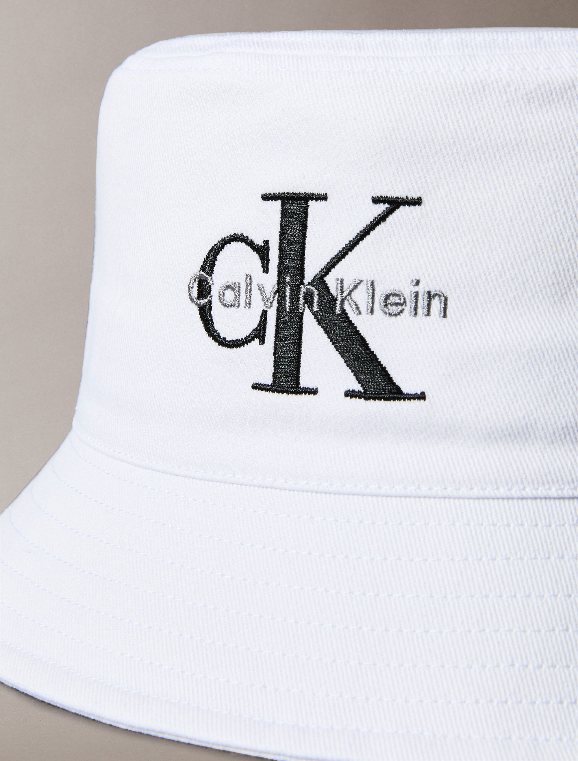 Calvin Klein Jeans Fischerhut MONOLOGO EMBROIDERY BUCKET HAT