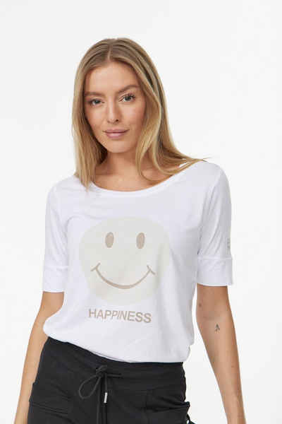 Decay T-Shirt mit großem Smiley-Print