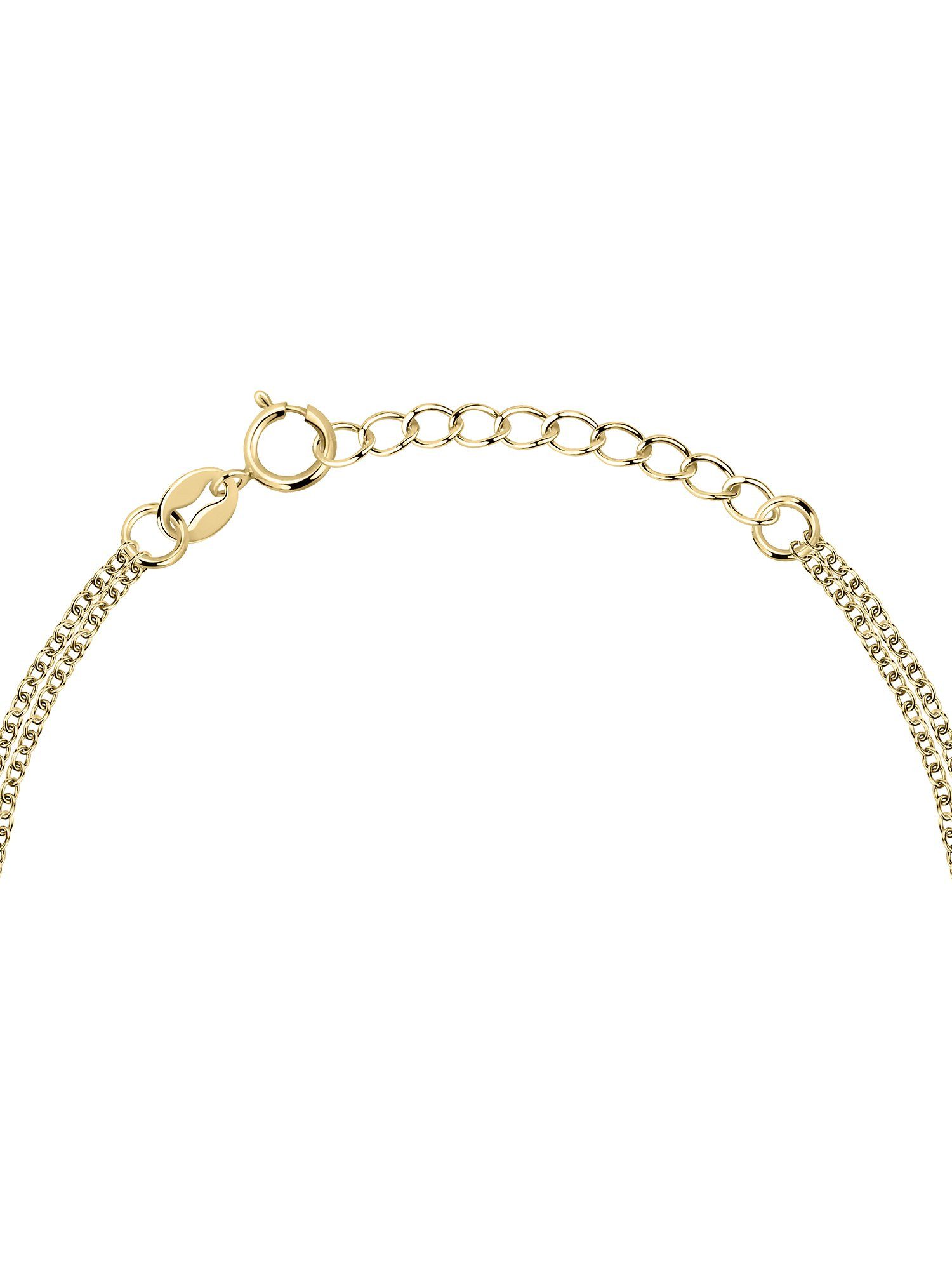 FAVS Silberarmband FAVS Damen-Armband 925er Silber 47 Zirkonia Herz