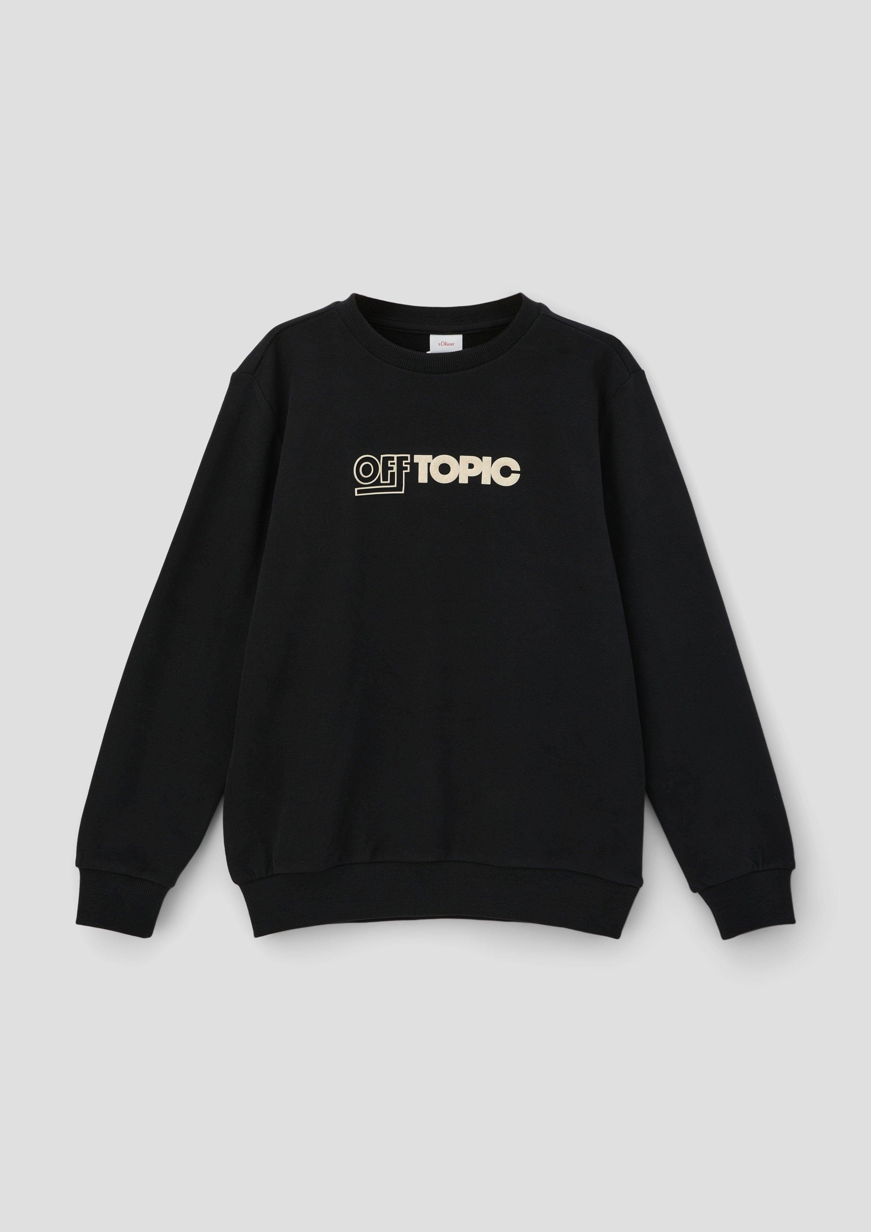 Sweatshirt Sweatshirt mit Frontprint