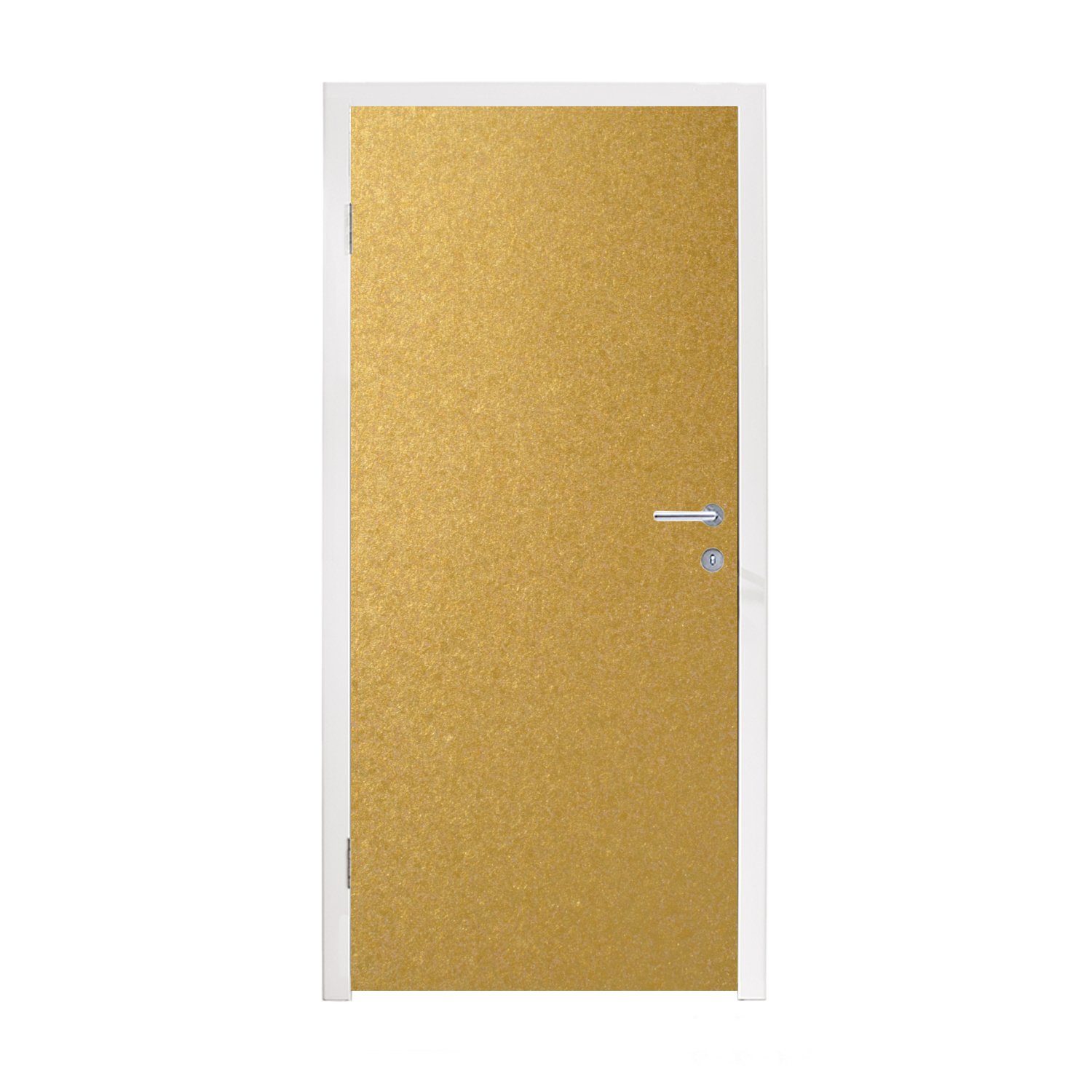 MuchoWow Türtapete Gold - Metallisch - Luxus - Design, Matt, bedruckt, (1 St), Fototapete für Tür, Türaufkleber, 75x205 cm