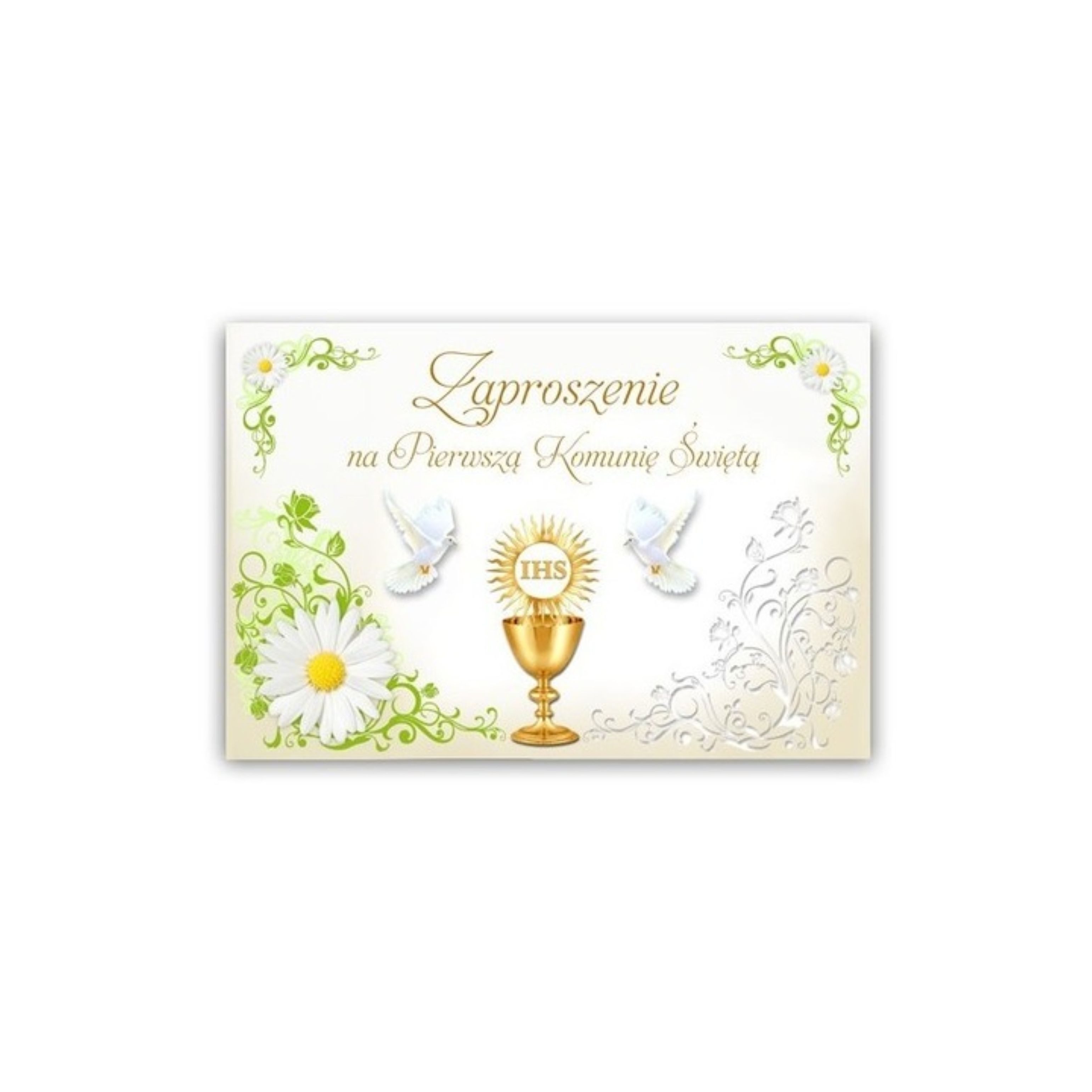 Festivalartikel Einladungskarten Einladungskarte Erstkommunion mit Umschlag 1 Stück