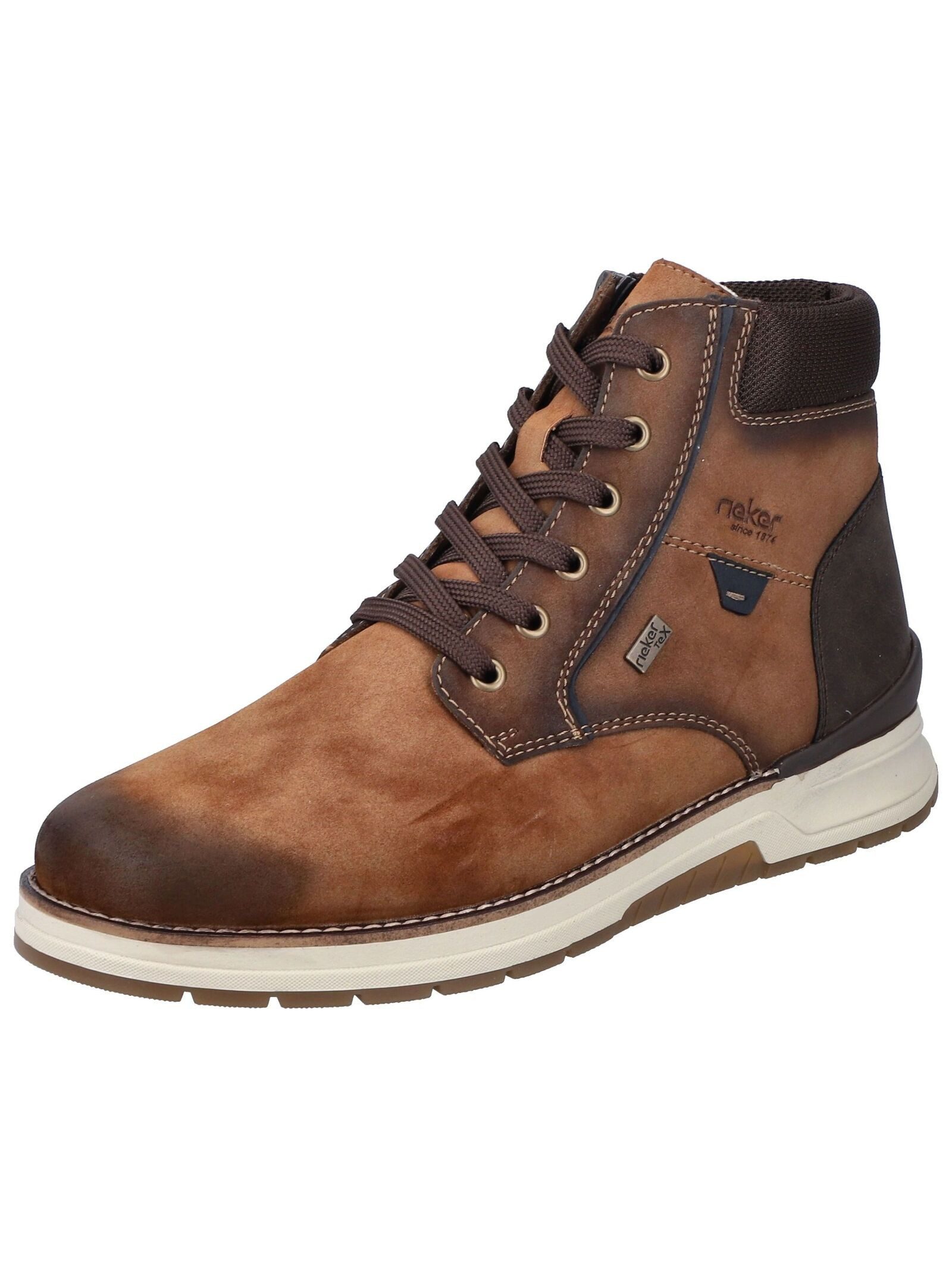 Rieker Rieker Stiefelette Lederimitat/Textil Schnürstiefelette
