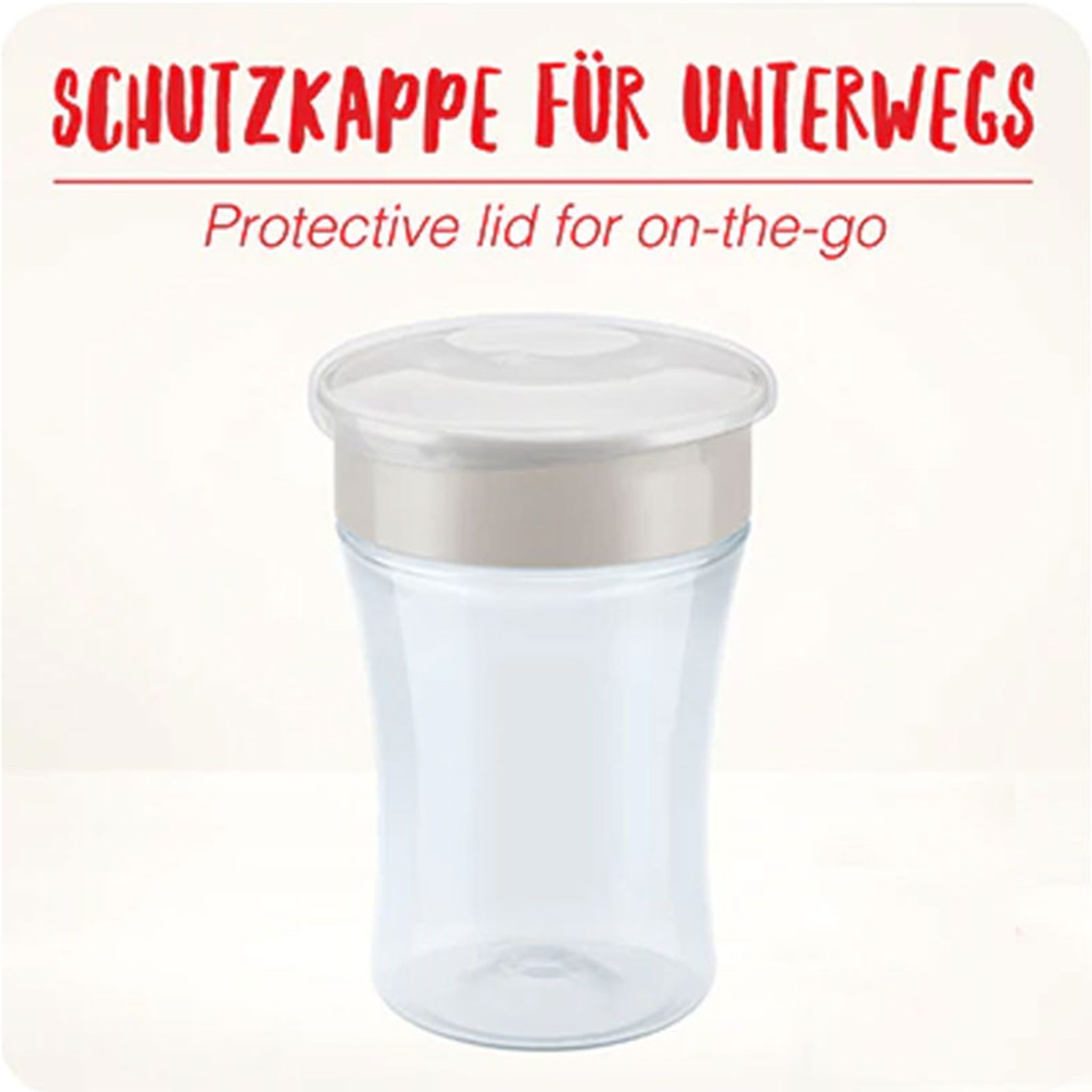 NUK Babyflasche NUK Magic Cup Trinklernbecher 230 ml, Active Cup 300ml