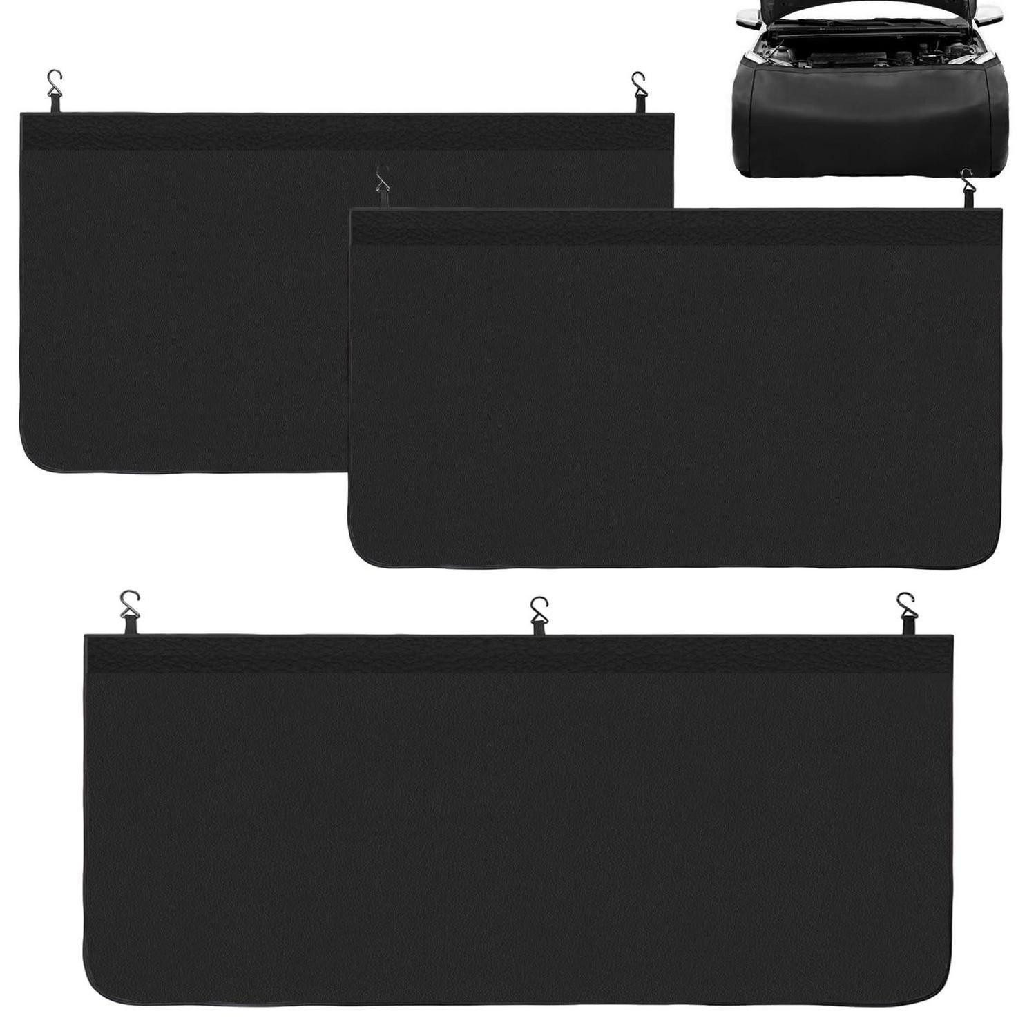 LuxusKollektion Kotflügelschoner Kotflügelschoner Magnetisch 3teilig Schutzmatte Universal Stil 2