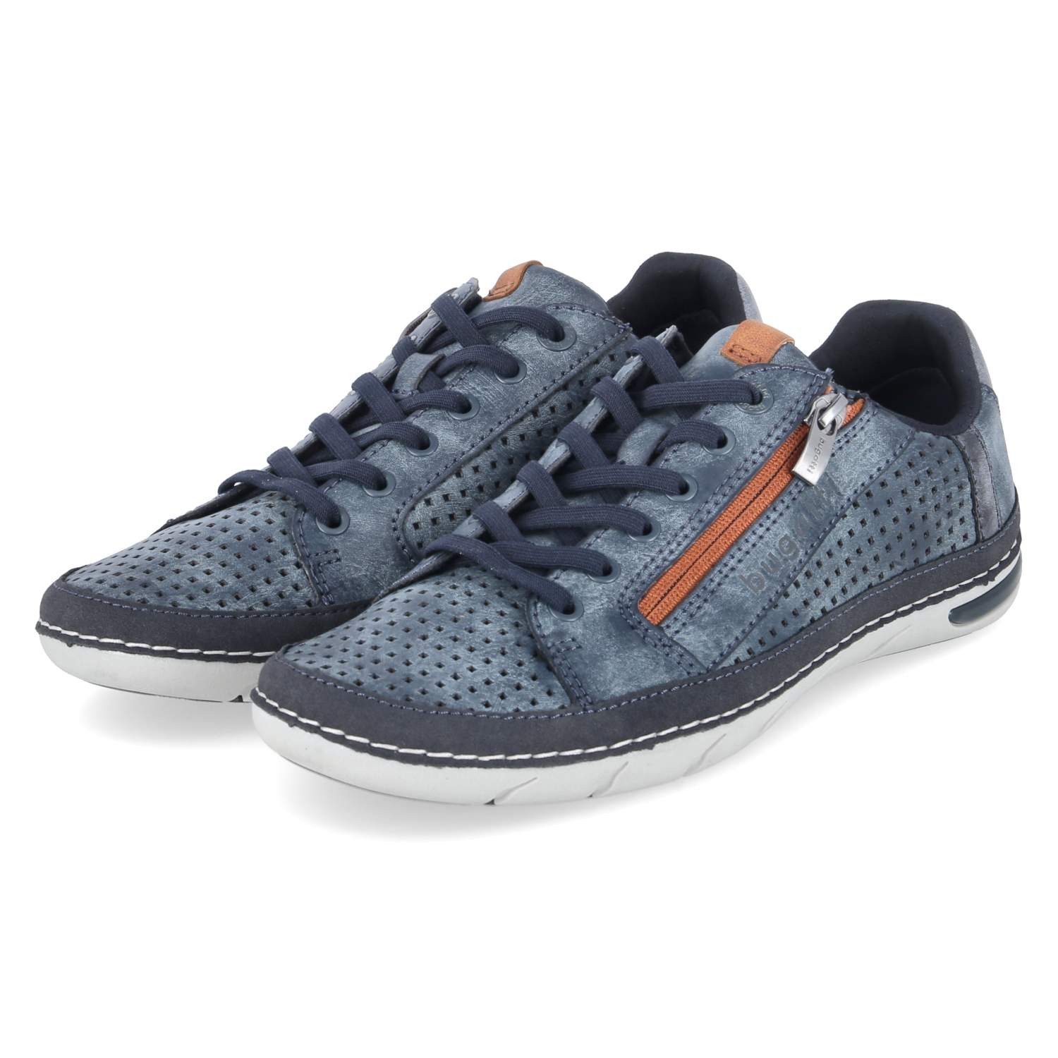 bugatti Bugatti 321ASG055000-4100 Herren Synthetik blue Schnürschuh