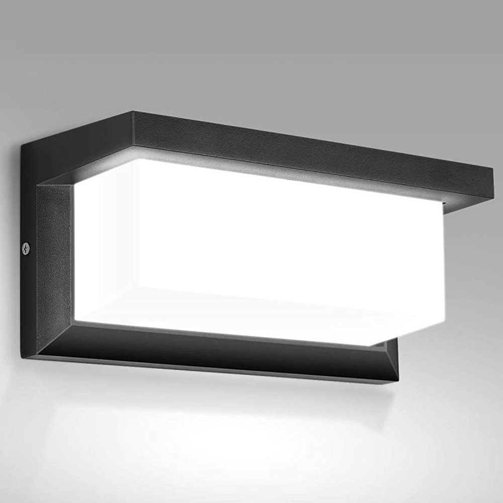 GelldG LED Wandleuchte »LED Wandleuchte Draußen / Innen 18W Wandlampe IP65  6000K Weiß Außenwandleuchte Cube Wandbeleuchtung Schwarz« online kaufen |  OTTO