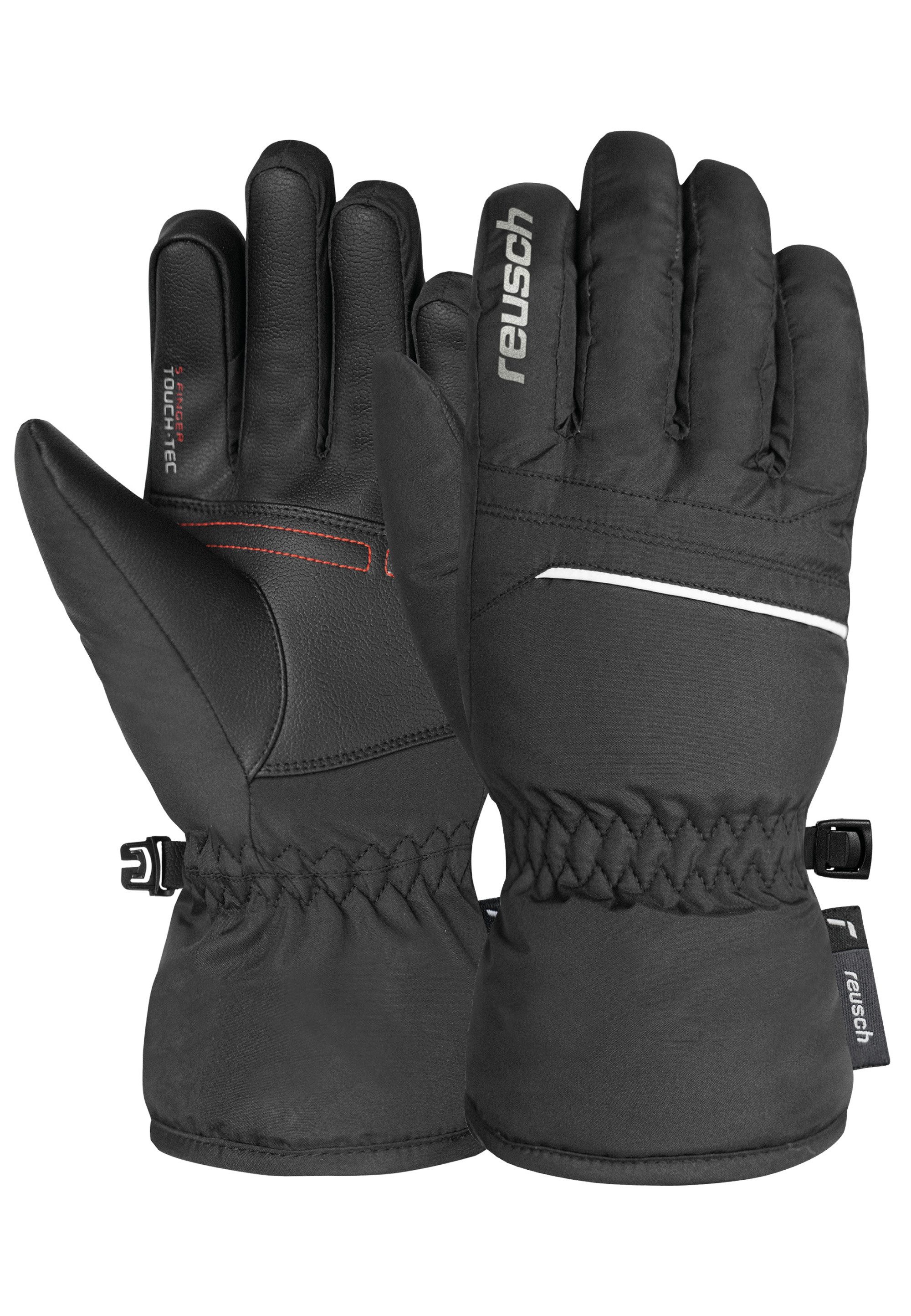 Reusch Skihandschuhe All Finger Touch Junior mit praktischer TOUCH-TECH™-Funktion
