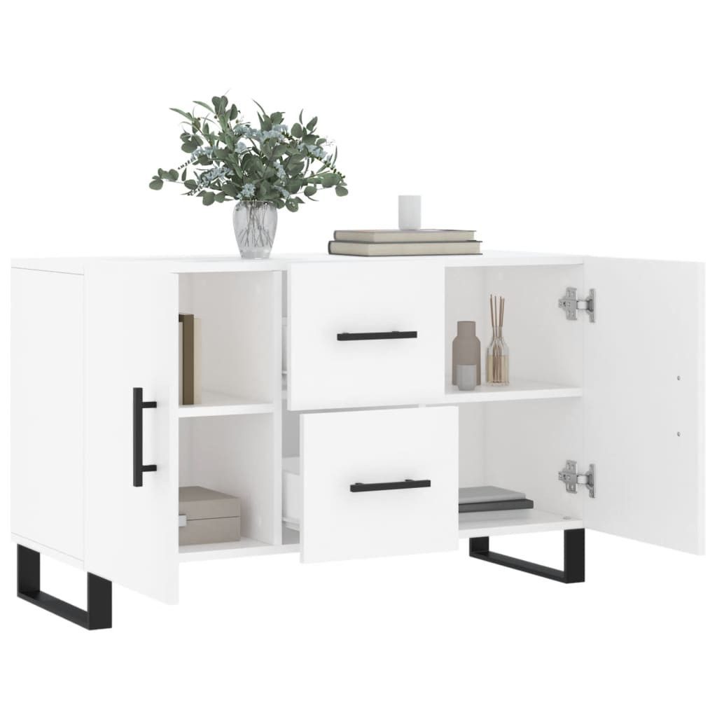 ZMH Sideboard Sideboard Weiß 100x36x60 cm günstig online kaufen