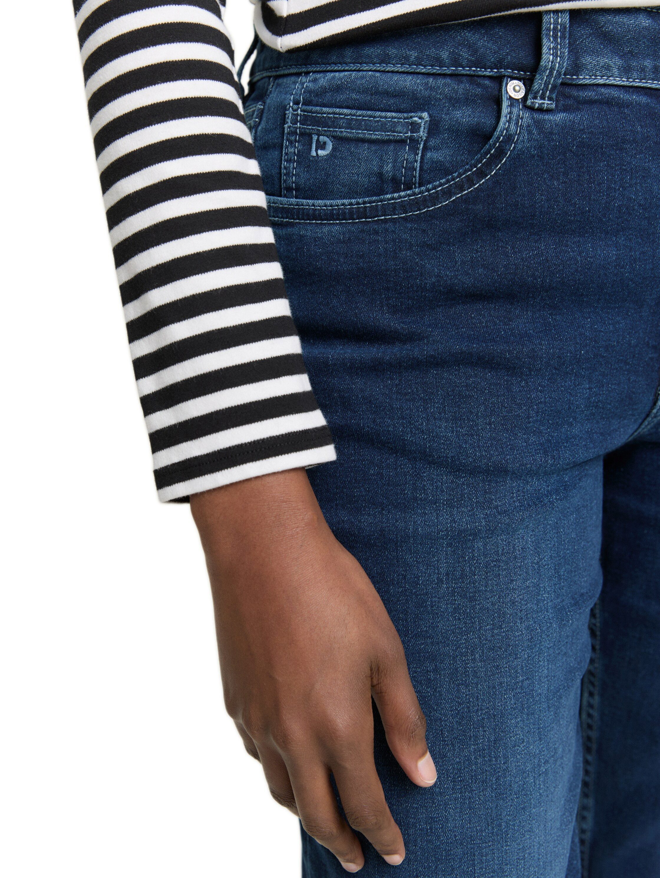 TOM TAILOR Denim Straight-Jeans ELLA im Five-Pocket Style