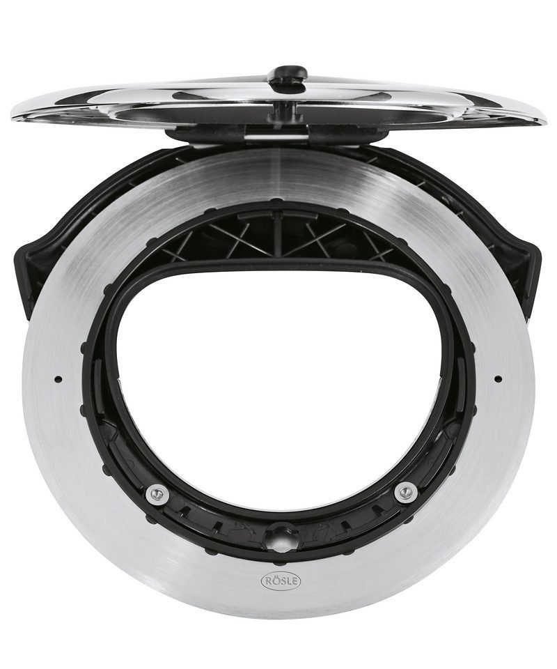 RÖSLE Pizzaschneider, ergonomischer Griff, beidseitig geschliffene Klinge, Edelstahl 18/10