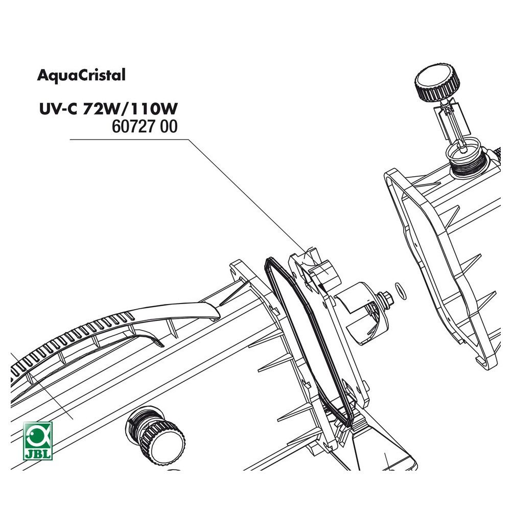 JBL GmbH & Co. KG УФ-осветлители Ersatzteil Abdeckplatte Bypaß für UV-C 72 / 110 W