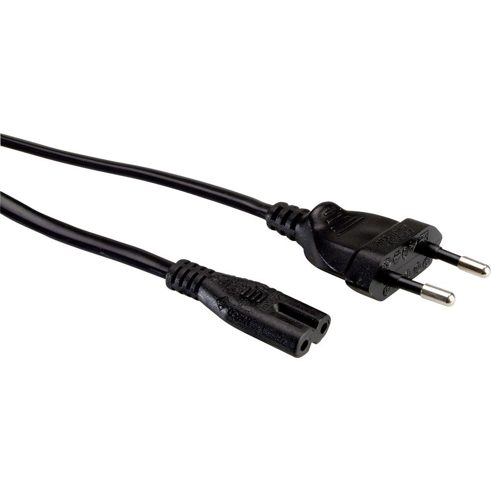 VALUE Value 19.99.2096 Strom Netzkabel Schwarz 1.80 m Netzkabel, (180.00 cm)
