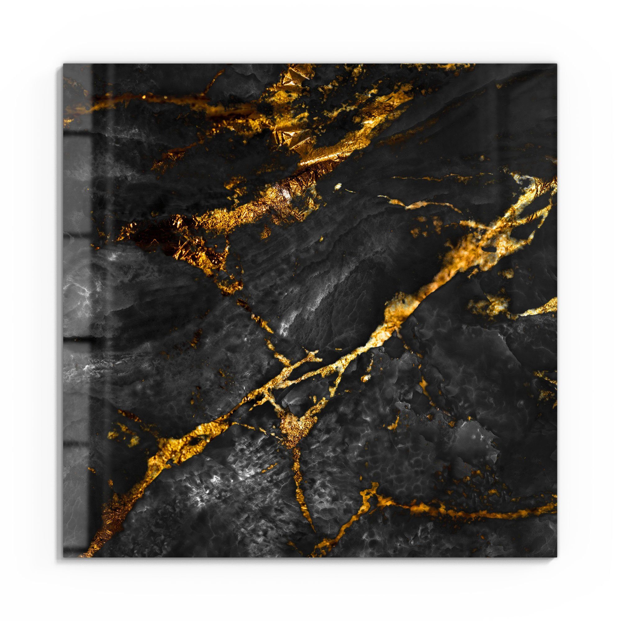 DEQORI Glasbild 'Veredelter Naturstein', 'Veredelter Naturstein', günstig online kaufen