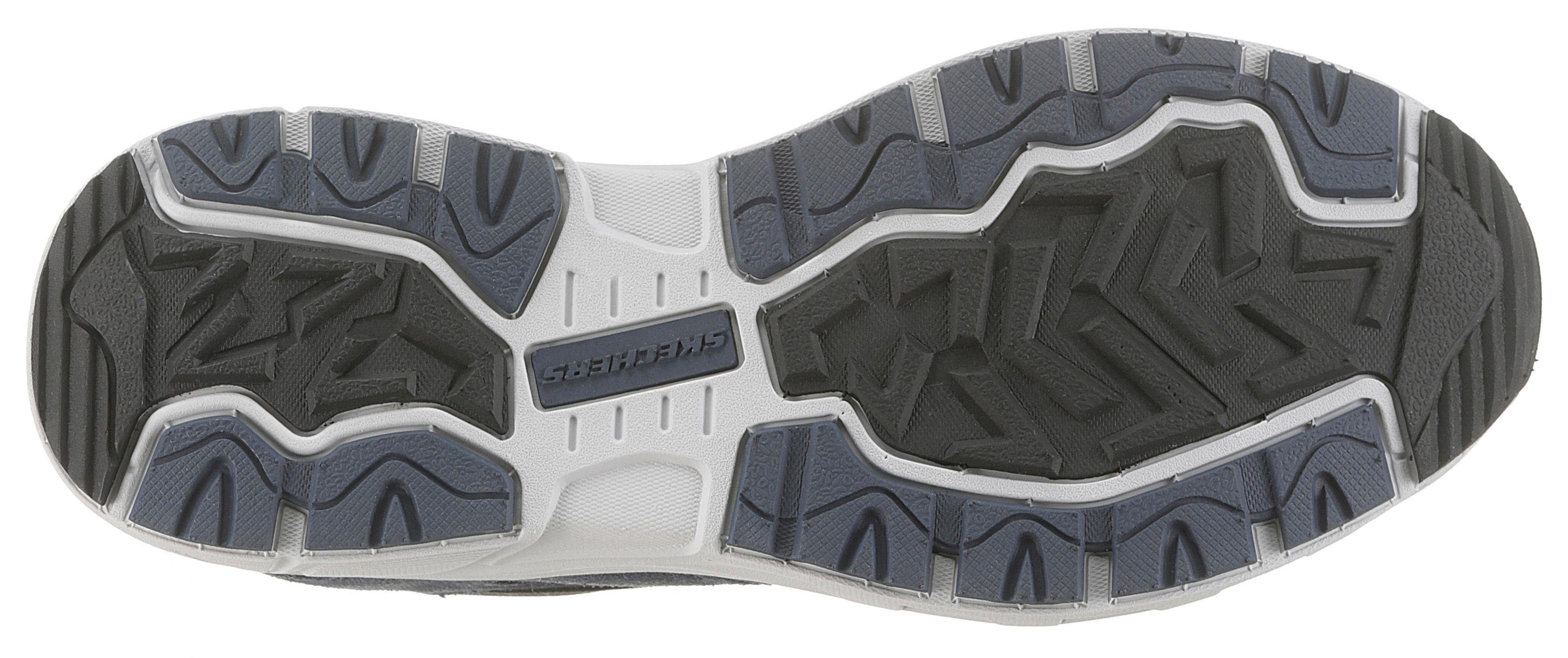 Skechers Oak Canyon schwarz bequemer mit Sneaker Memory Foam-Ausstattung navy